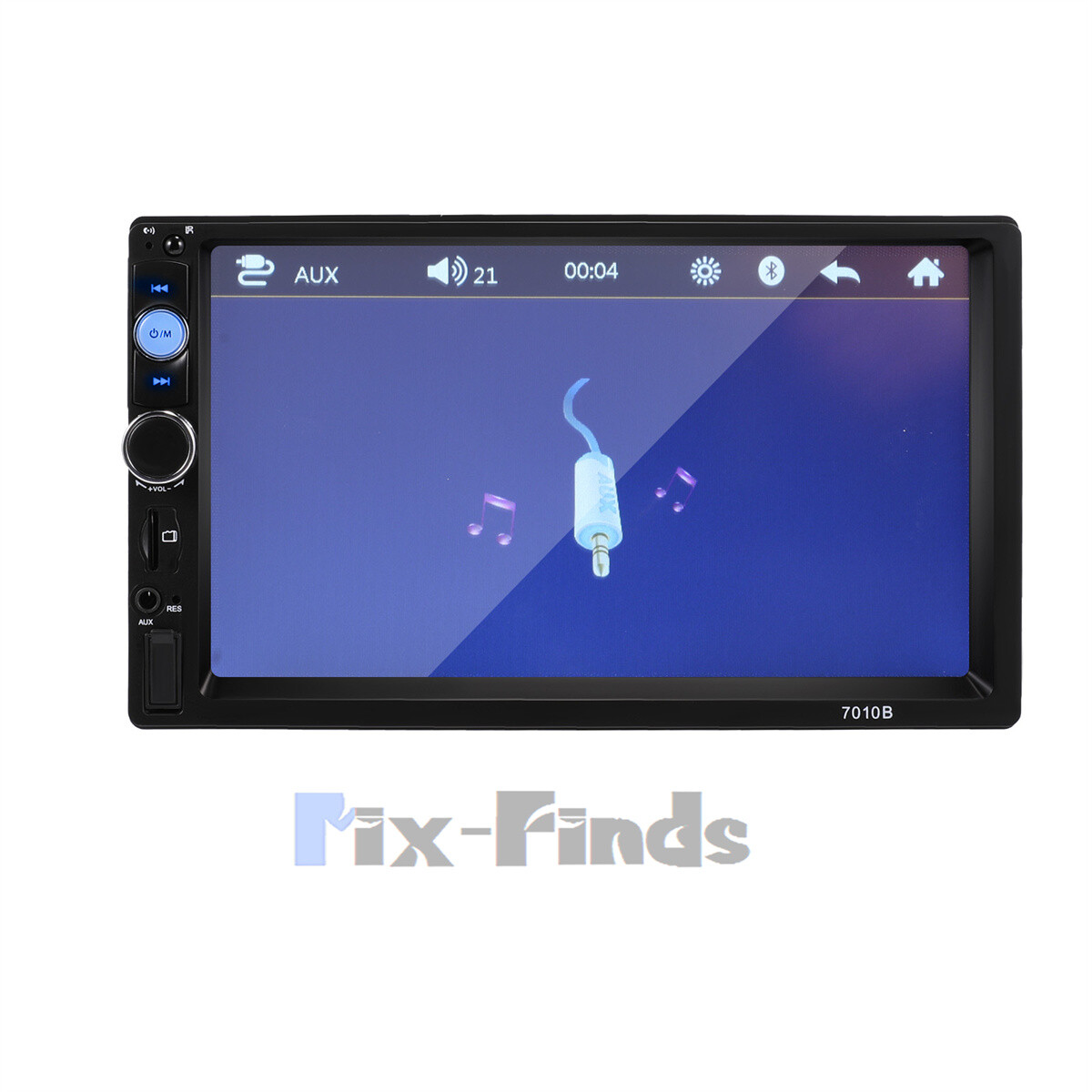 Double Din 7″ Car Stereo Radio with Touch Screen GPS Navigation Bluetooth New