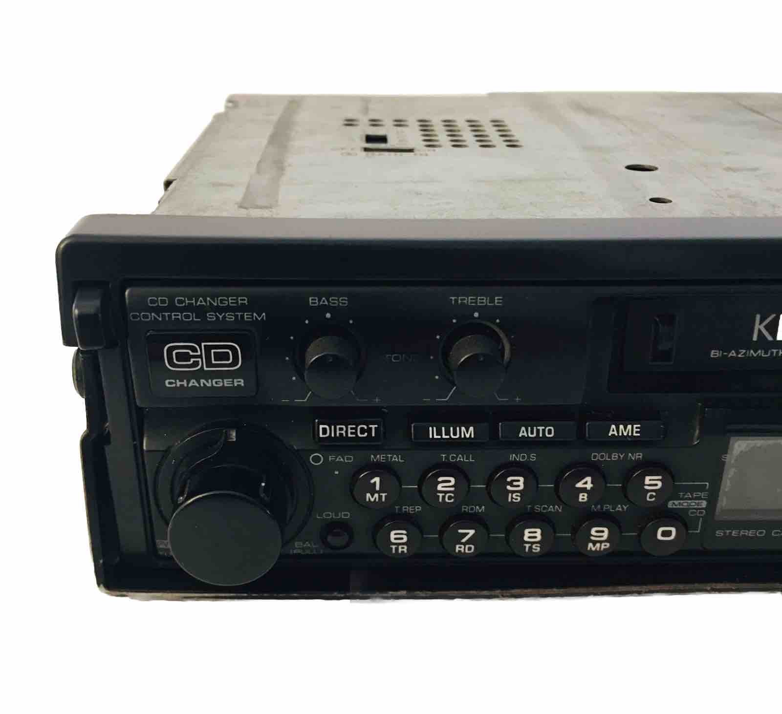 Vintage Kenwood KRC-878 Cassette-Tuner Car Stereo No Harness READ DESC Tested!