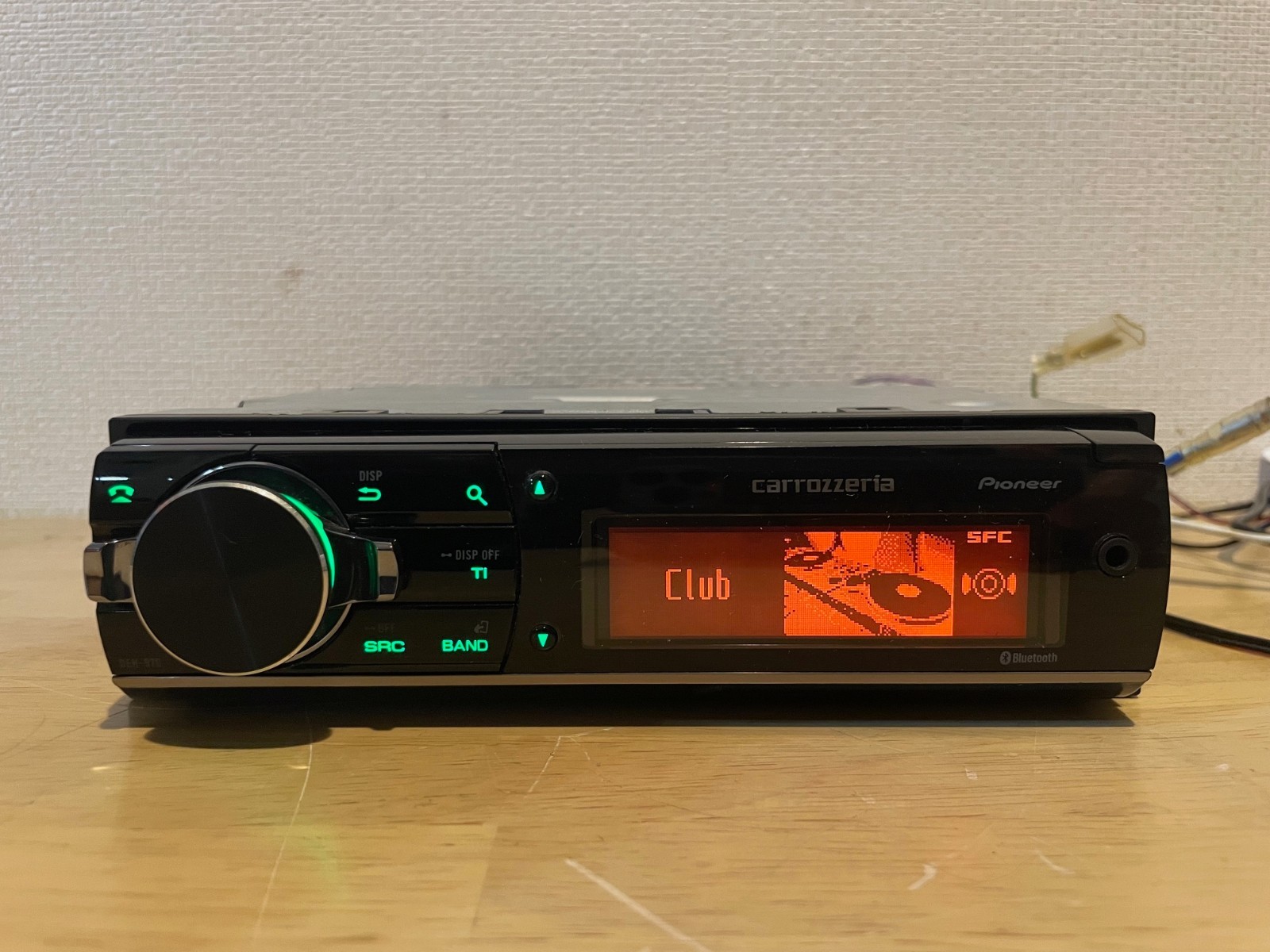 Carrozzeria Pioneer DEH-970 1DIN CD/Bluetooth/USB/AUX Car Audio Tested Working