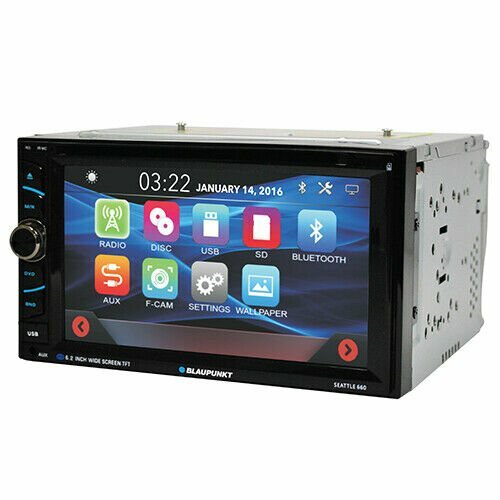 BLAUPUNKT Miami 620 CAR AUDIO DOUBLE DIN 6.2″ TOUCHSCREEN DVD MP3 BLUETOOTH