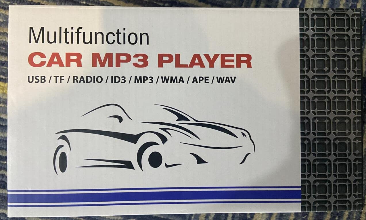 Bluetooth Handsfree FM DUAL USB TF AUX MP3 1-DIN Car Stereo Player Quick Charge