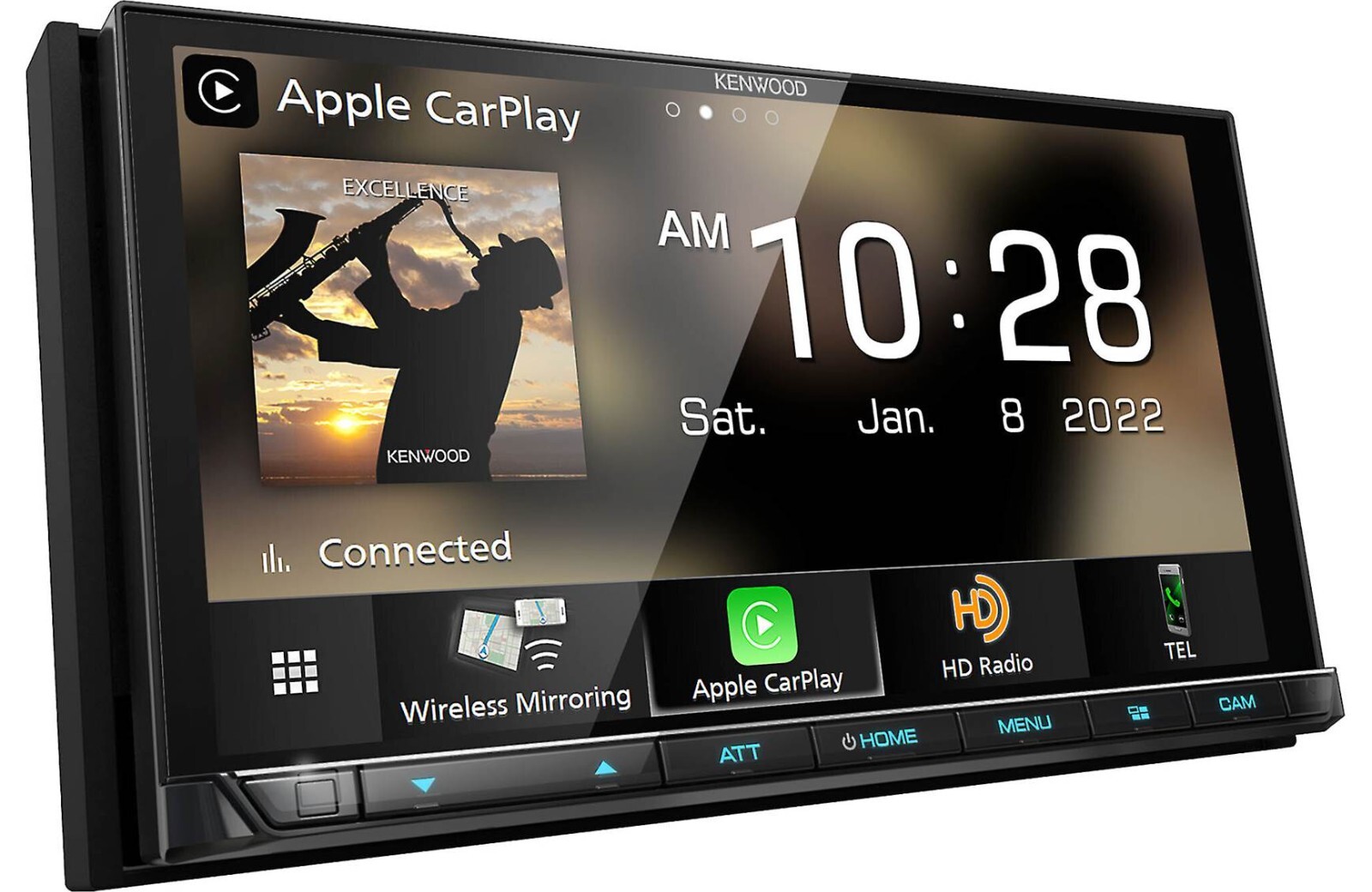 KENWOOD DMX958XR 6.8″ AM FM HD CarPlay, Android Auto, Deluxe CMOS-740HD Camera