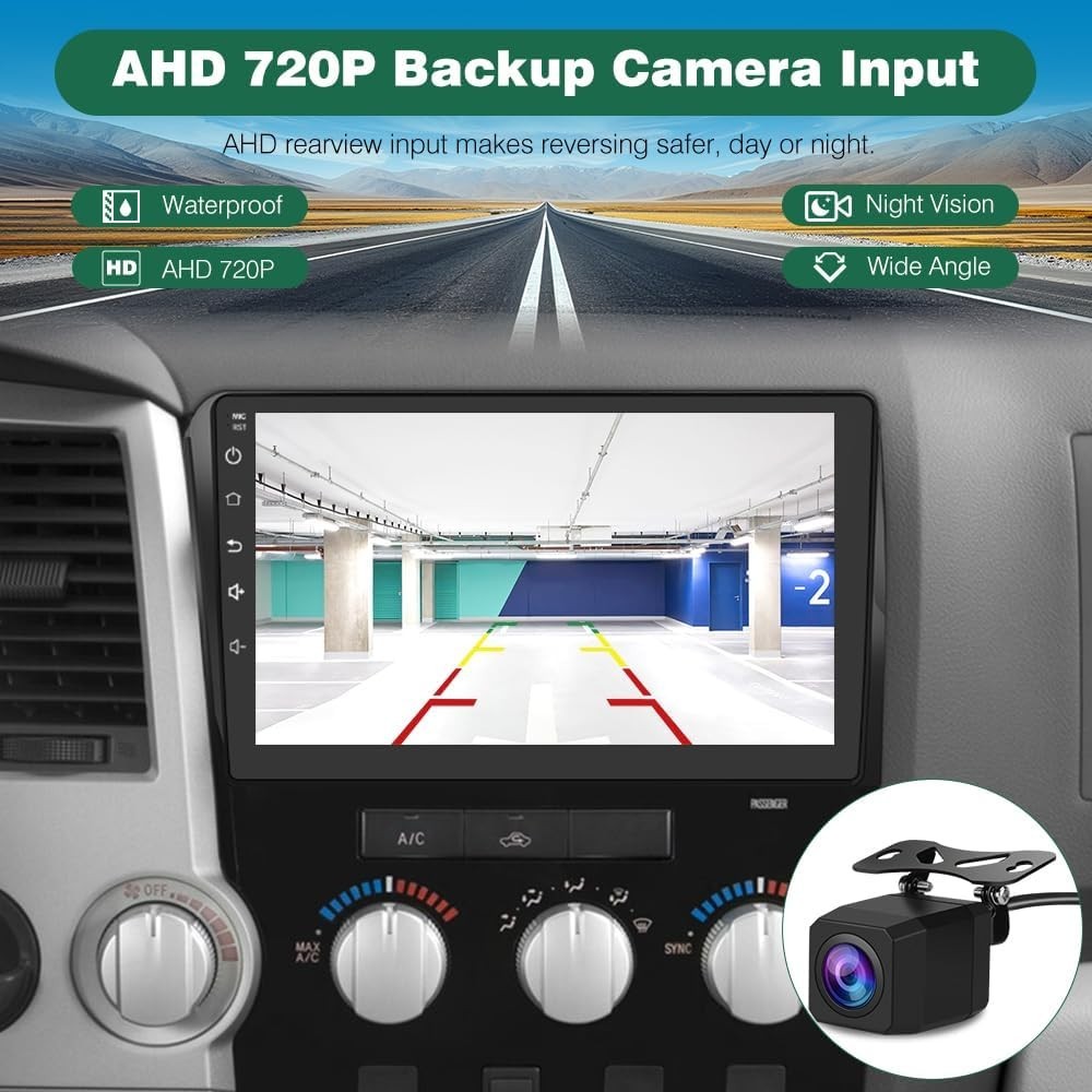 10.1″ 64G Android Auto Carplay for Toyota Tundra 2007-2013, Sequoia 2008-2018