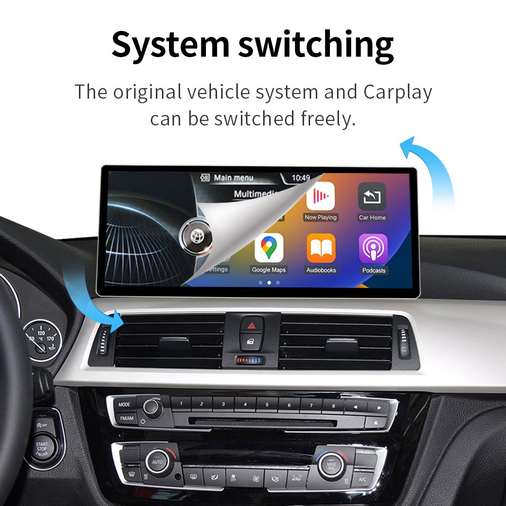 Touchscreen Carplay/Android Auto For BMW 1 2 3 4 F20 F30 F31 F32 F33 F34 F36