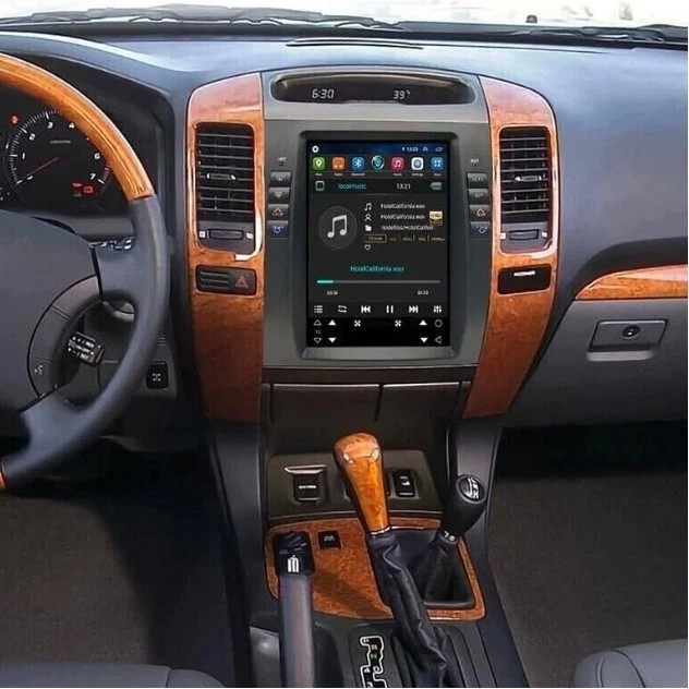 For 2002-2009 Toyota Prado 10.4″ Android Stereo Radio GPS CarPlay GPS AHD Screen