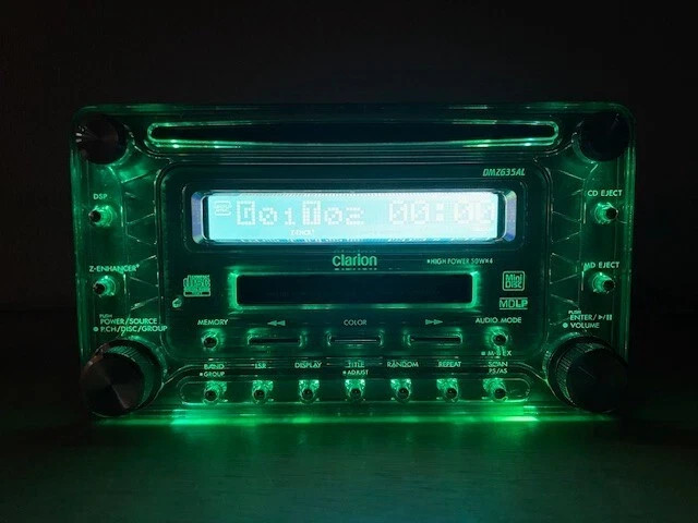 Clarion ADDZEST DMZ635 2DIN CD MD Car Audio Player JDM Tested