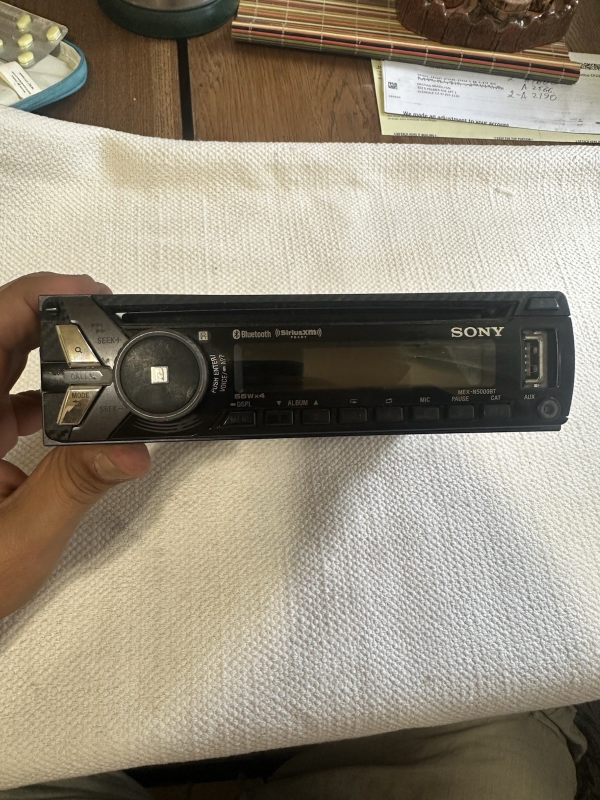 Sony MEX-N5000BT BLUETOOTH AUDIO SYSTEM MP3 USB CD Receiver