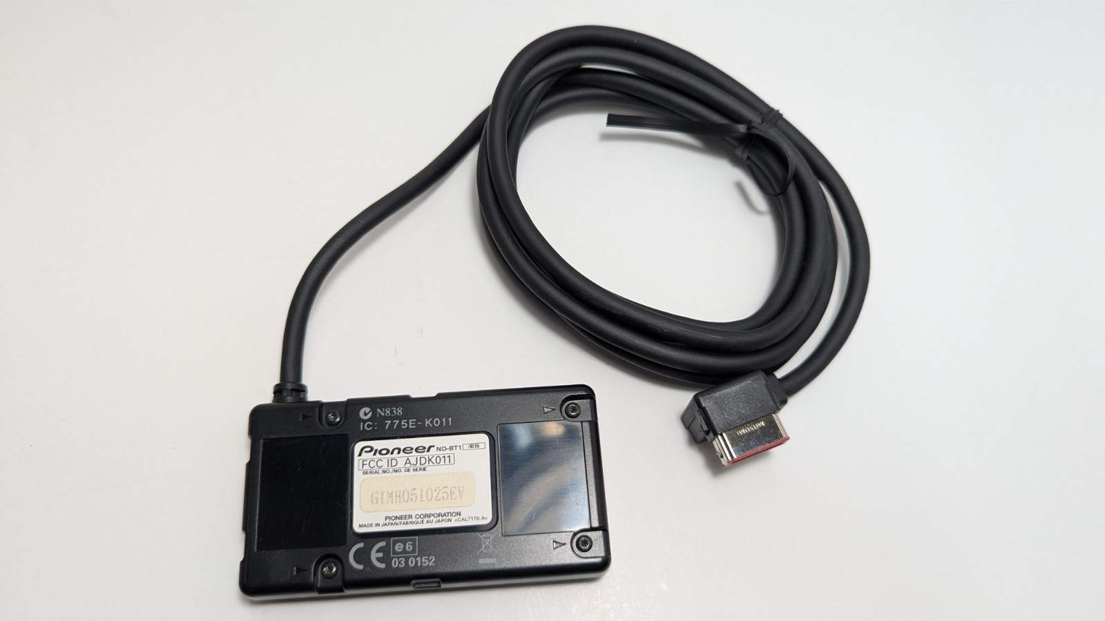 Pioneer ND-BT1 Bluetooth Unit Add-On For Compatible AVIC Head Units In Box