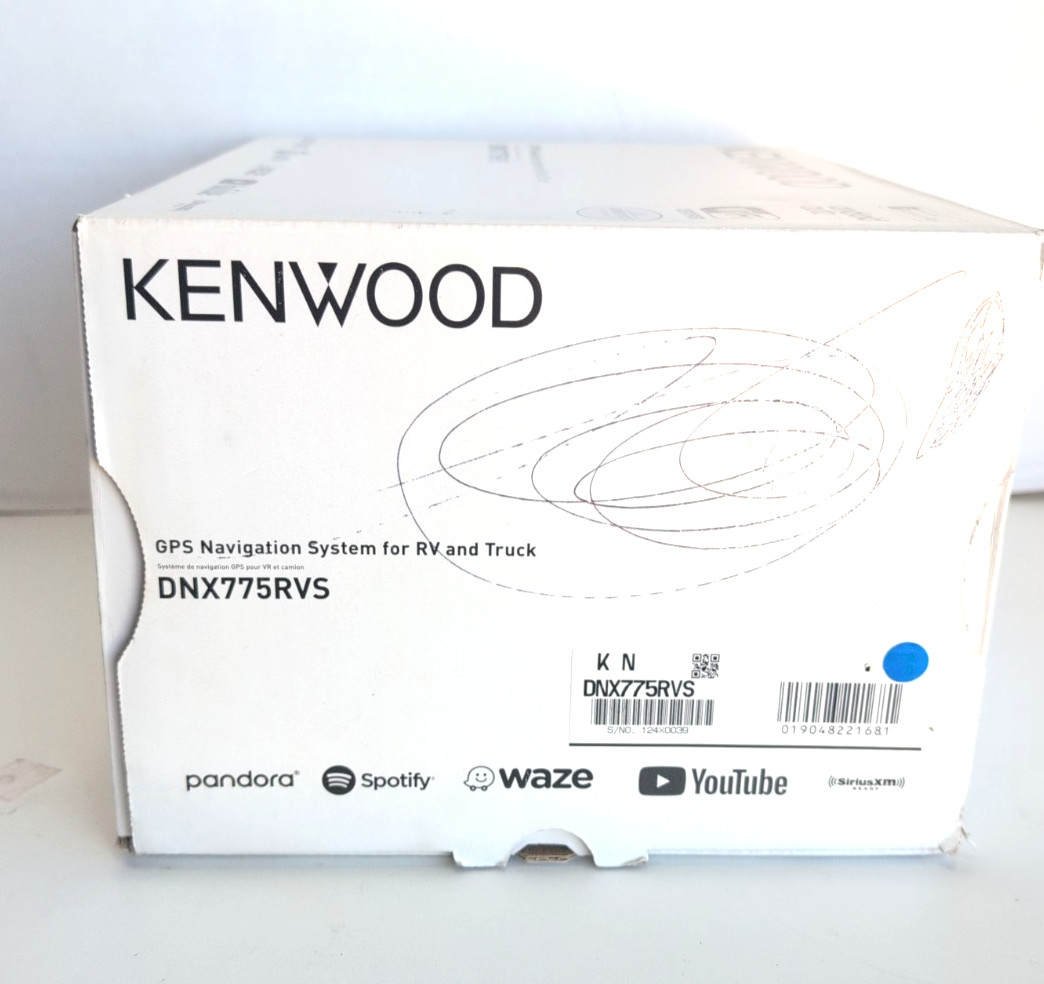 Kenwood DNX775RVS RV/Truck Navigation Receiver — Brand New, Complete in Box