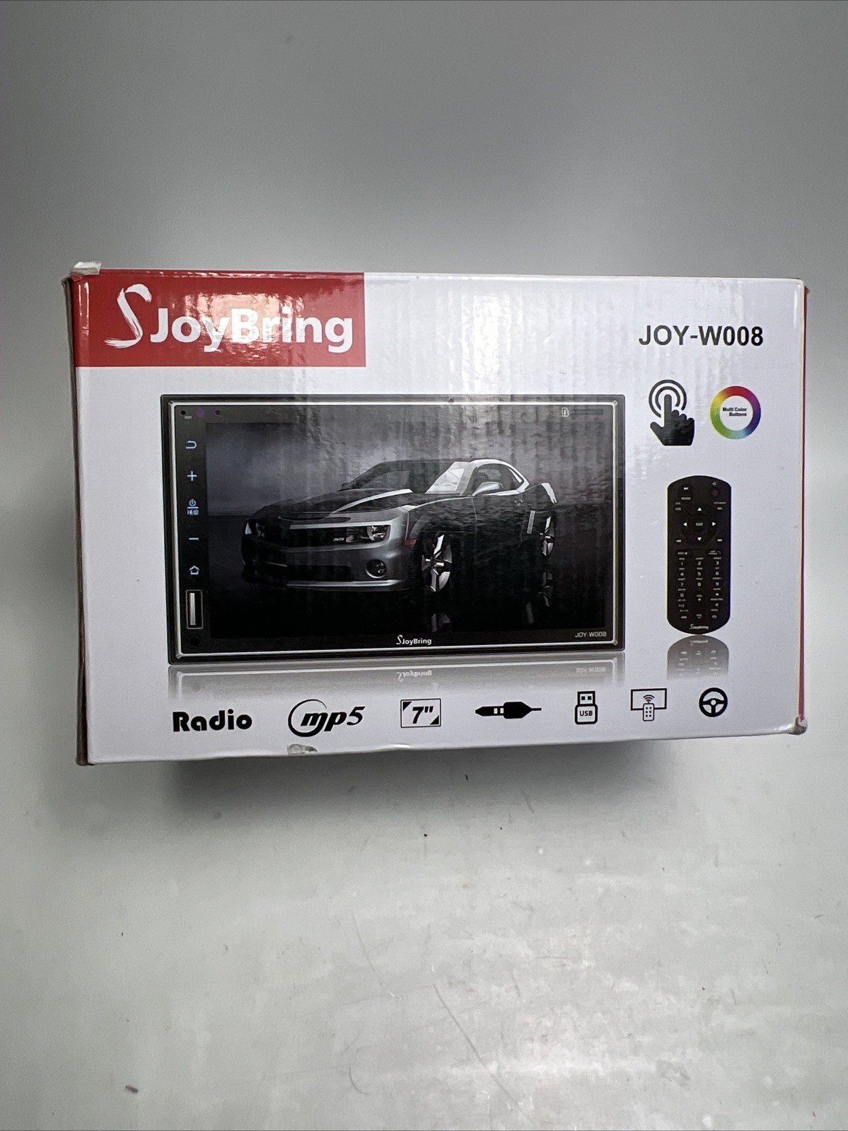 SJoyBring Wireless Double Din Car Stereo with CarPlay, Chipped Read Description
