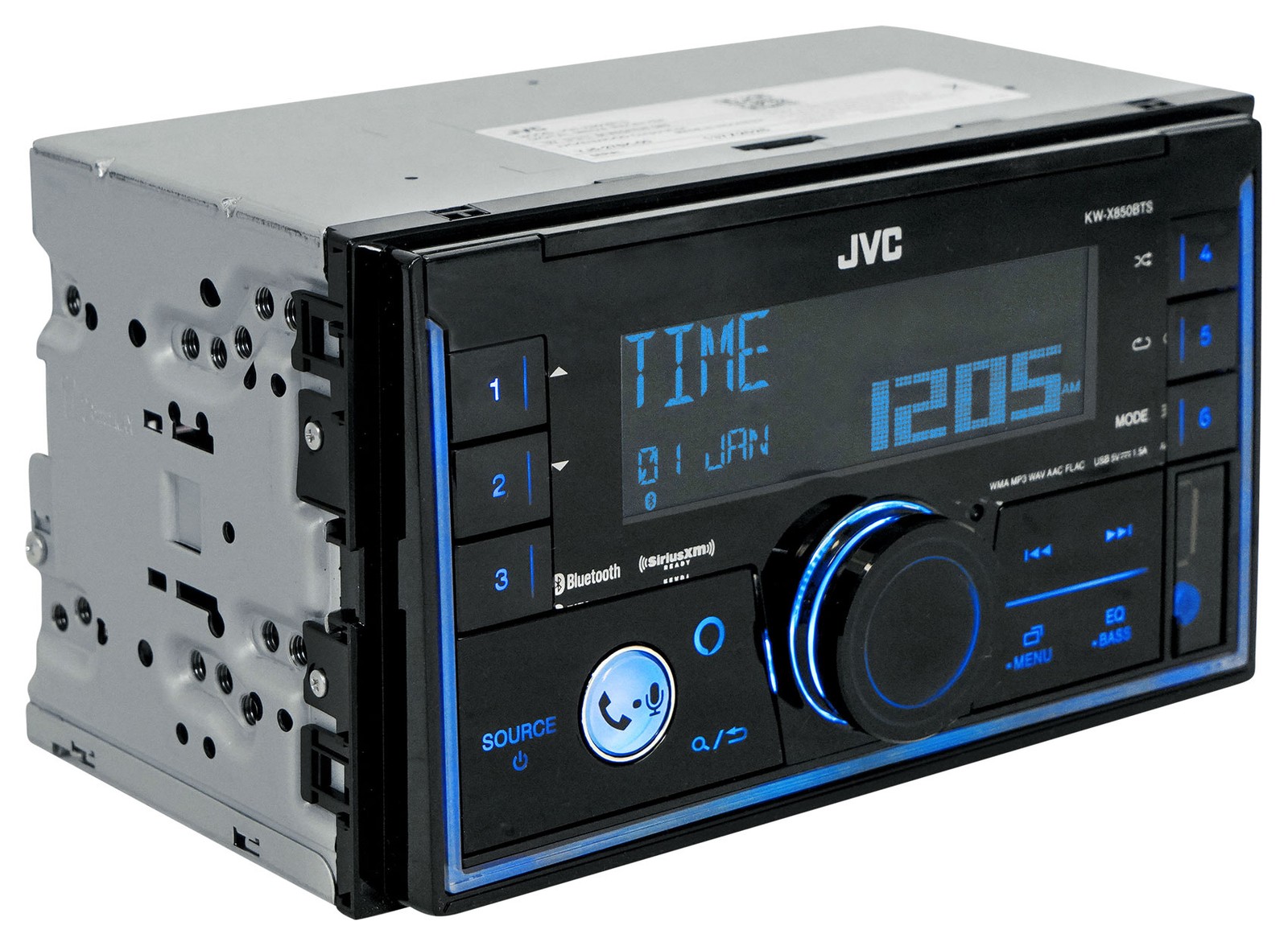 JVC KW-X850BTS 2-Din Car Stereo Receiver Bluetooth/USB/XM Ready/Alexa/13-Band EQ
