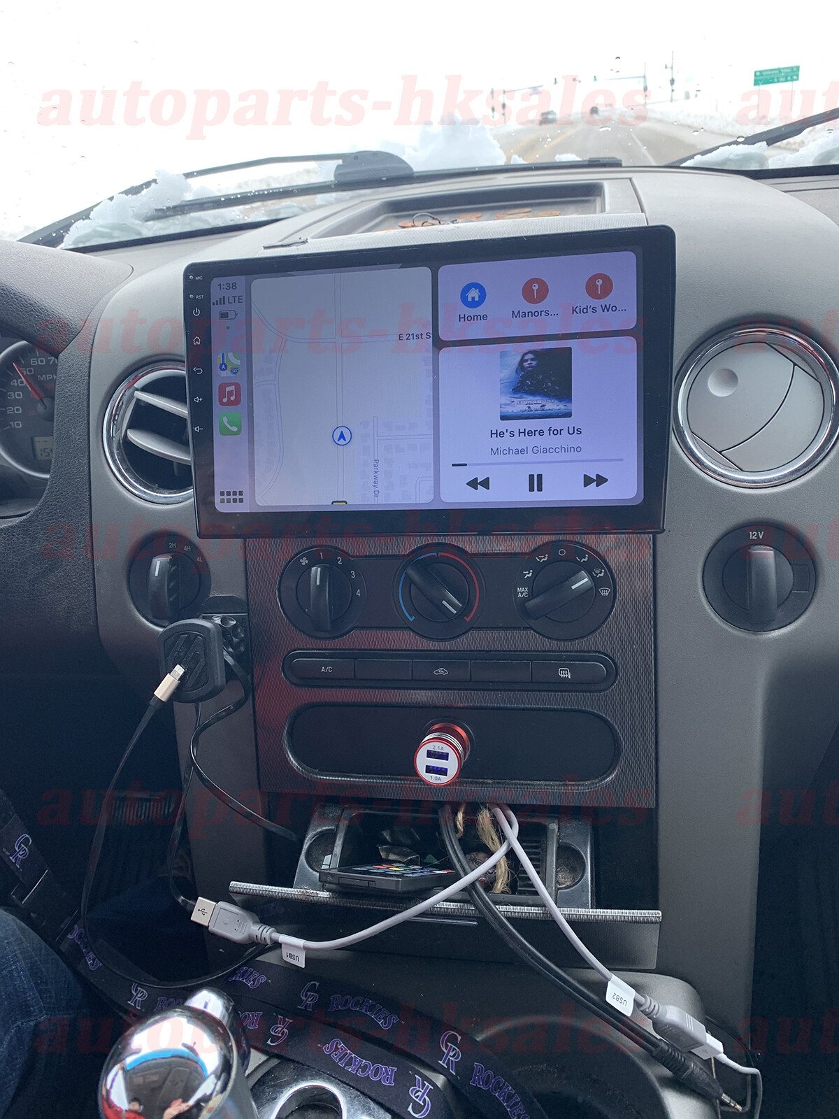 For 2004-2008 Ford F-150 Apple Carplay F150 Radio Android 13.0 GPS Navi WiFi RDS