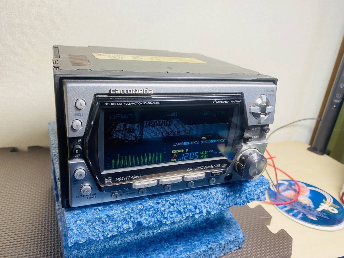 Carrozzeria FH-P88MD　MD/CD tuner, car audio, used, working condition confirmed
