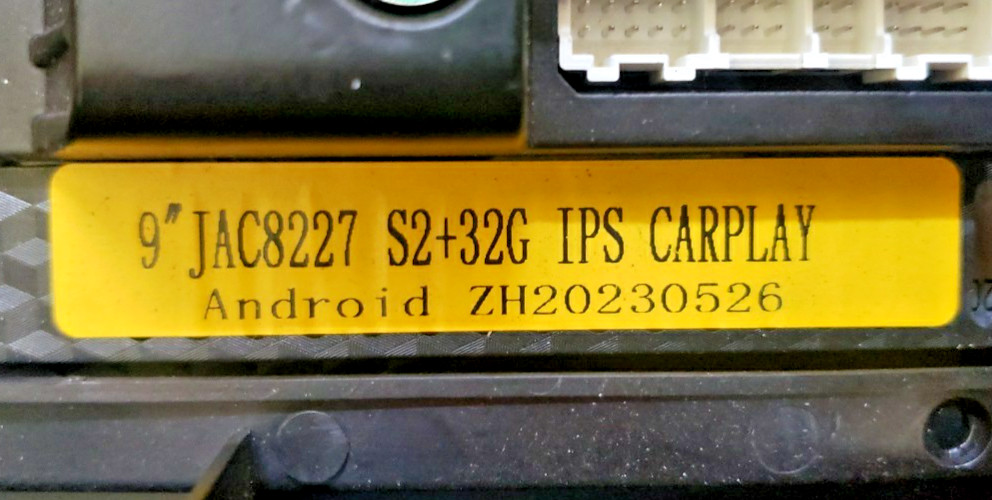 CarPlay Screen 9” JAC8227 S2+32G IPS Android ZH20230526