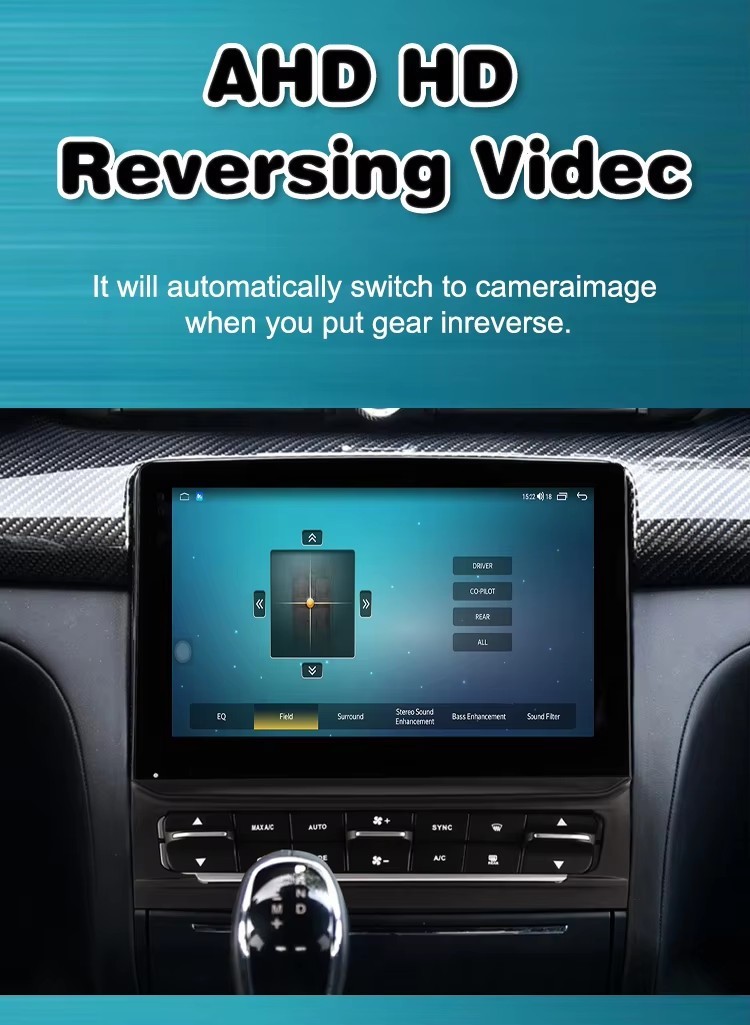 9” HD Car Radio GPS Navigation Android 64GB For Maserati Quattroporte 2017-2020