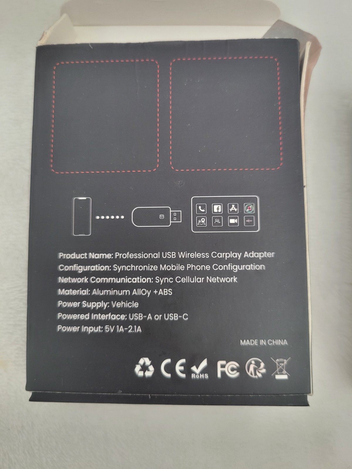Amzefeel professional USB Wireless Carplay Adapter