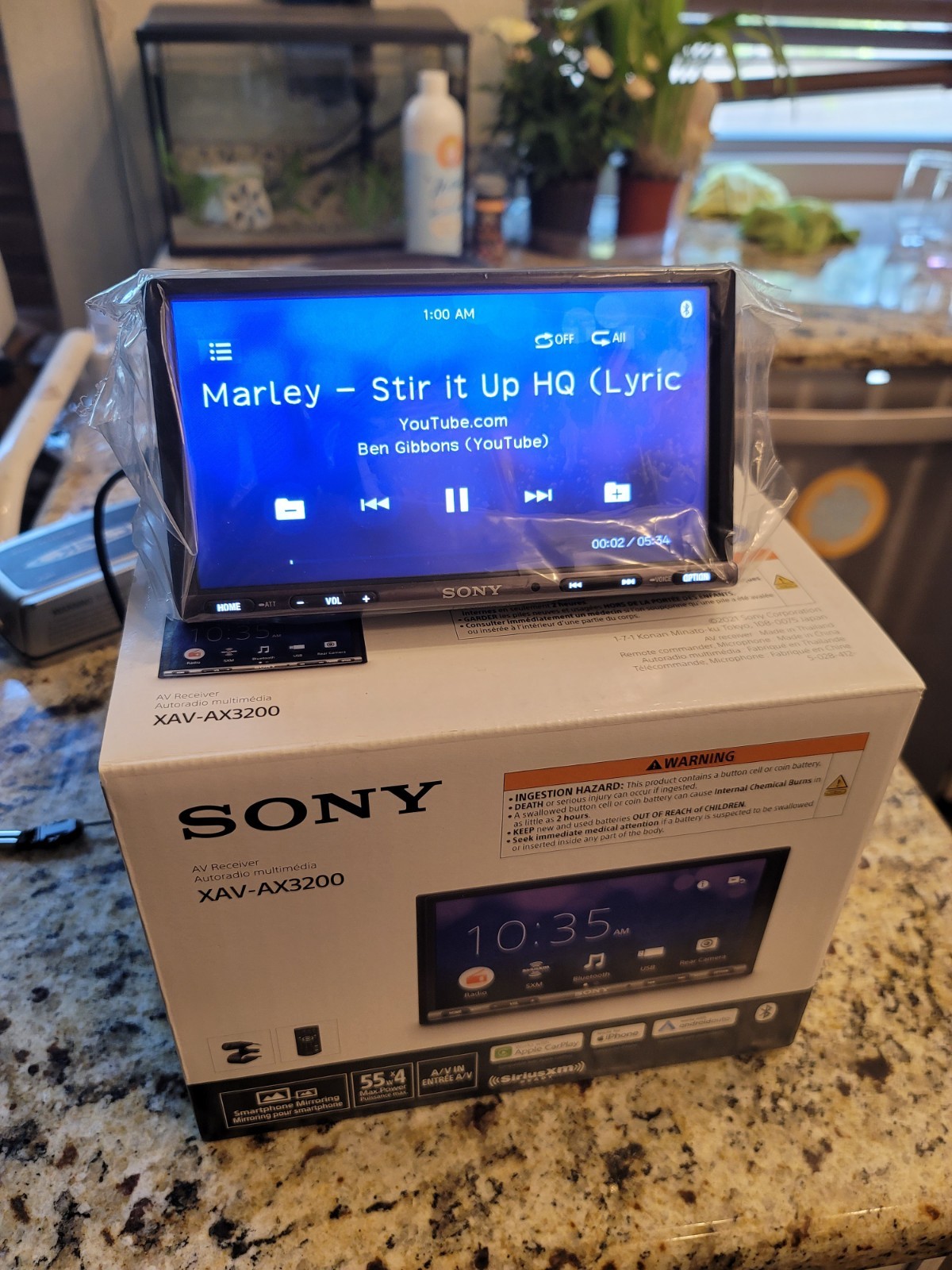 Sony XAVAX3200 7″ 2-DIN Digital Multimedia w/ CarPlay/Android Auto