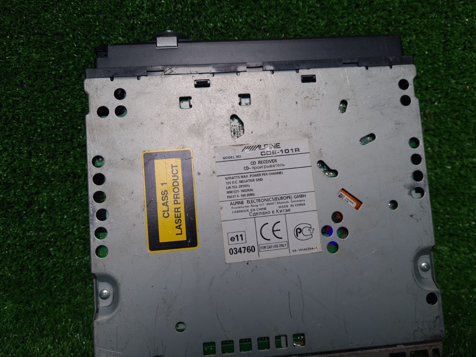 Alpine Cde-101r Alpine Cde101r Original Car Radio