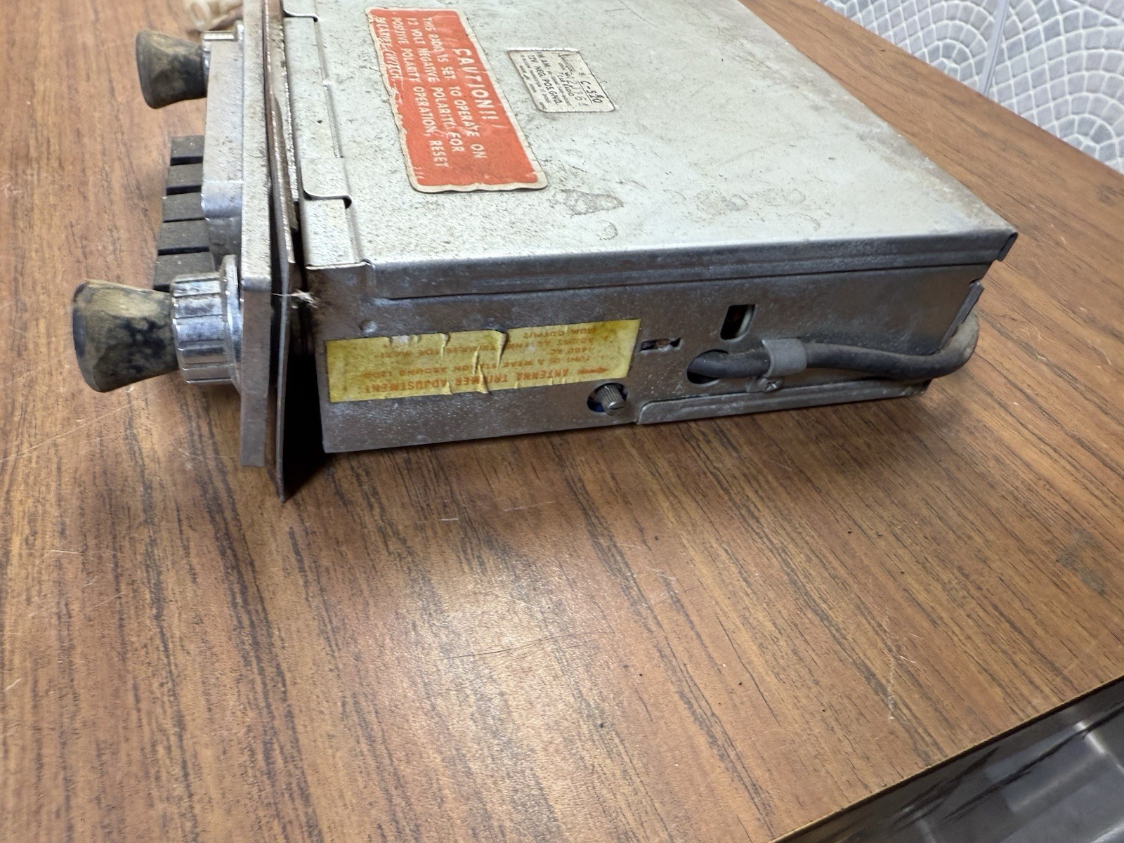 Audiovox C-520 AM/FM 12v 12 Volt Radio #1 Untested