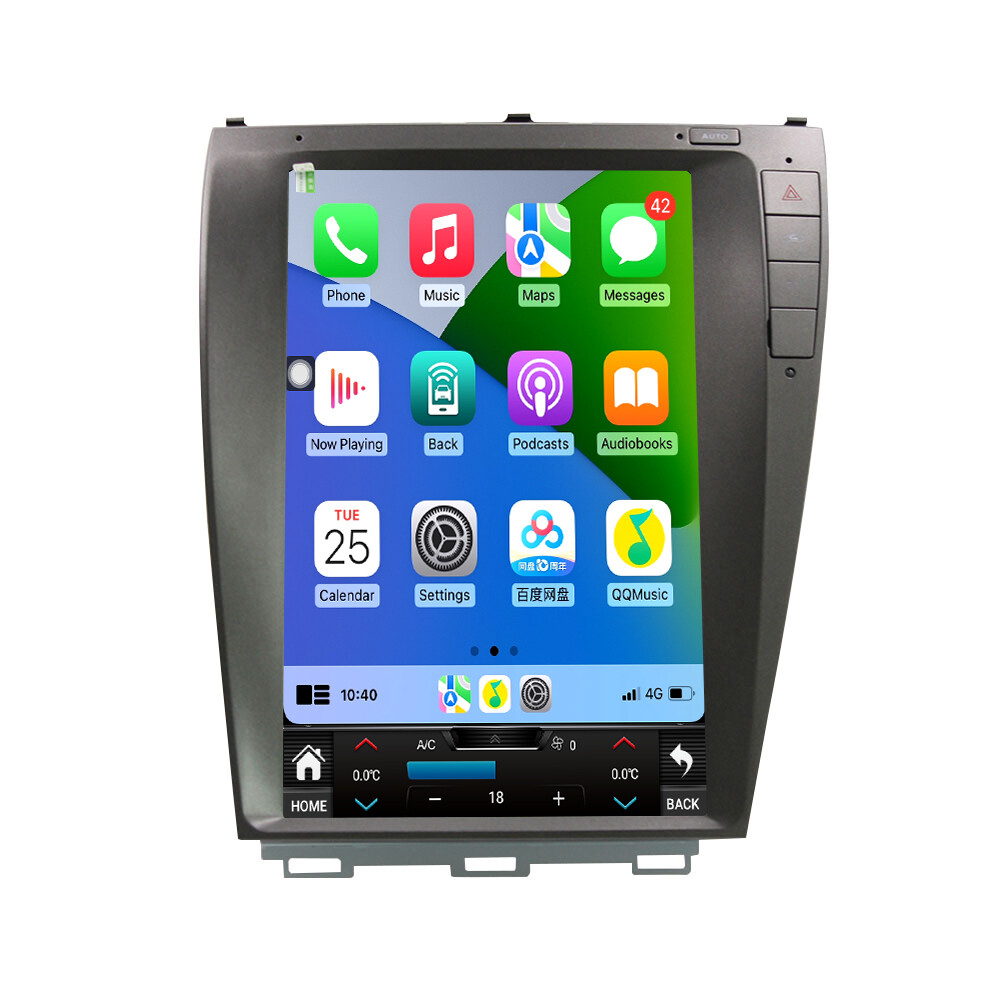 12.1″Car Stereo for Lexus ES250 ES300 ES350 2009-2012 Carplay GPS Navi WiFi Auto