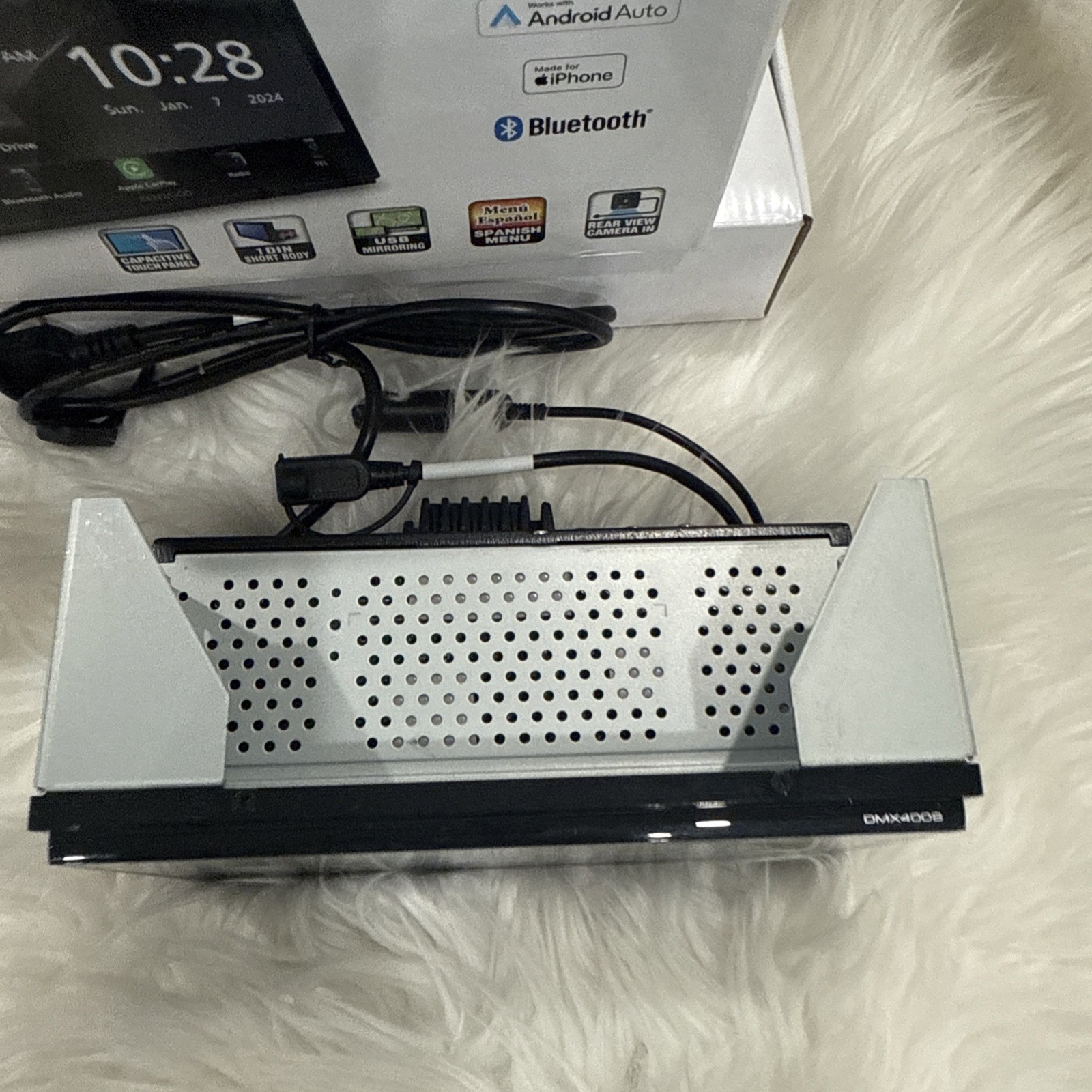 KENWOOD DMX400S Digital Multimedia Receiver 6.8″ Screen w/ Apple CarPlay & Andro