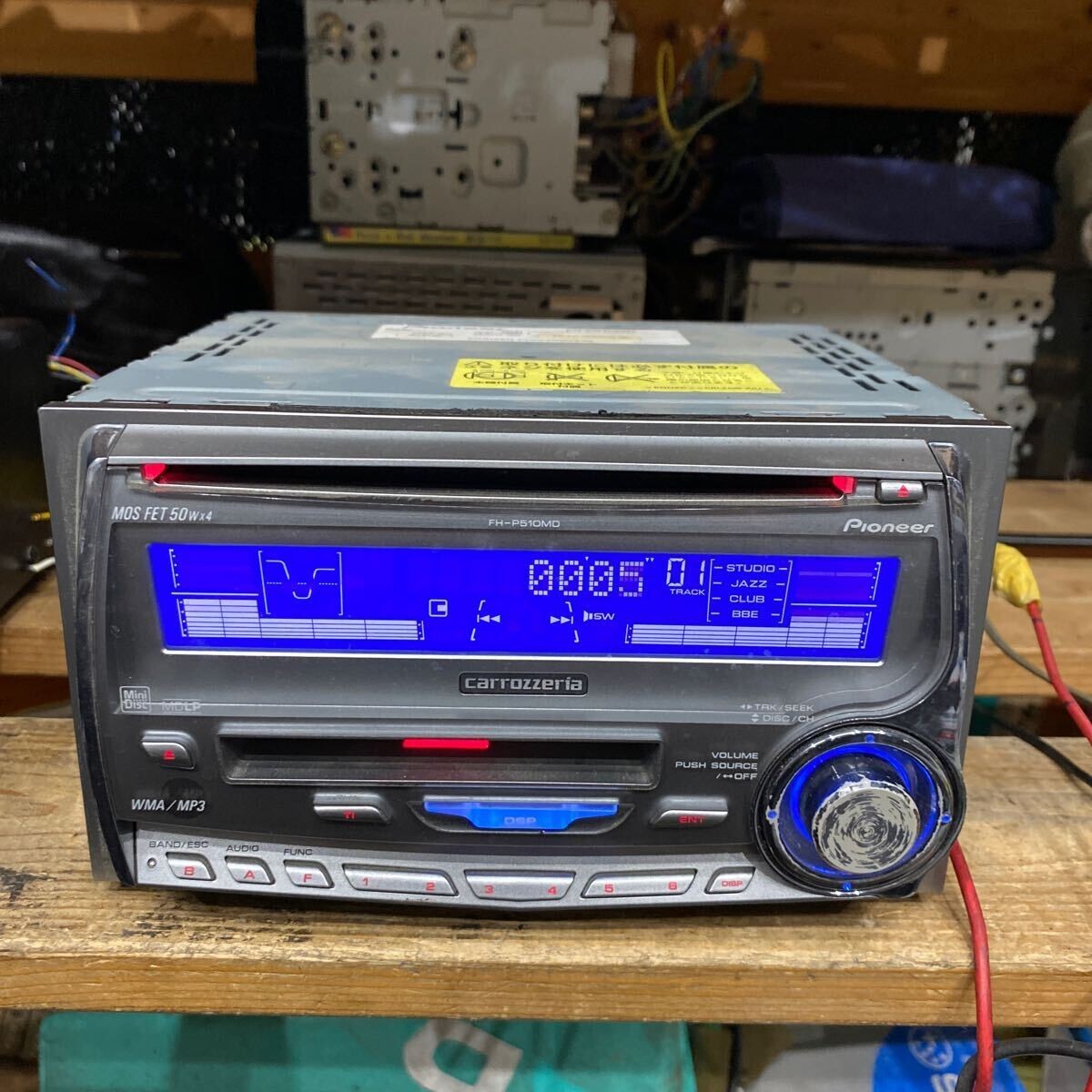 Pioneer Carrozzeria FH-P510MD Mini Disc 2DIN MD Player Car Stereo JDM Used