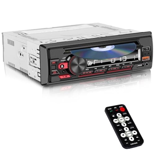 Single Din Car Stereo with CD/DVD Bluetooth Player – Single DIN Car CAR-DVDA