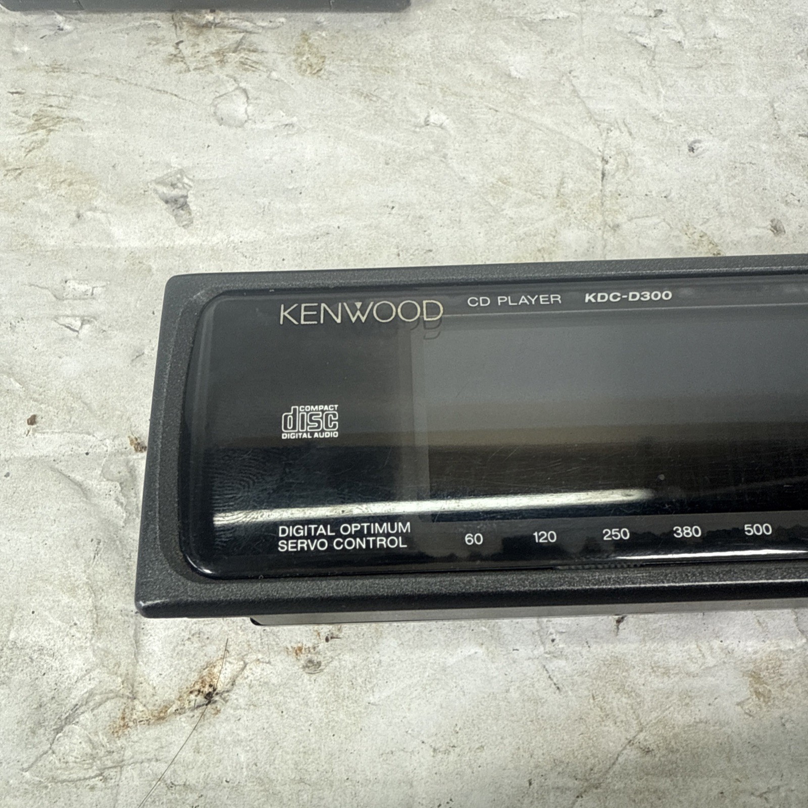 (FACEPLATE ONLY) Kenwood KDC-D300 11 Band Spectrum Analyzer CD Player Add-On