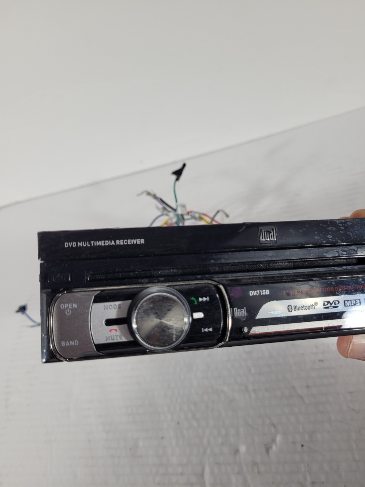 Dual In Dash Receiver Only No Screen DV715B Works Ships Free
