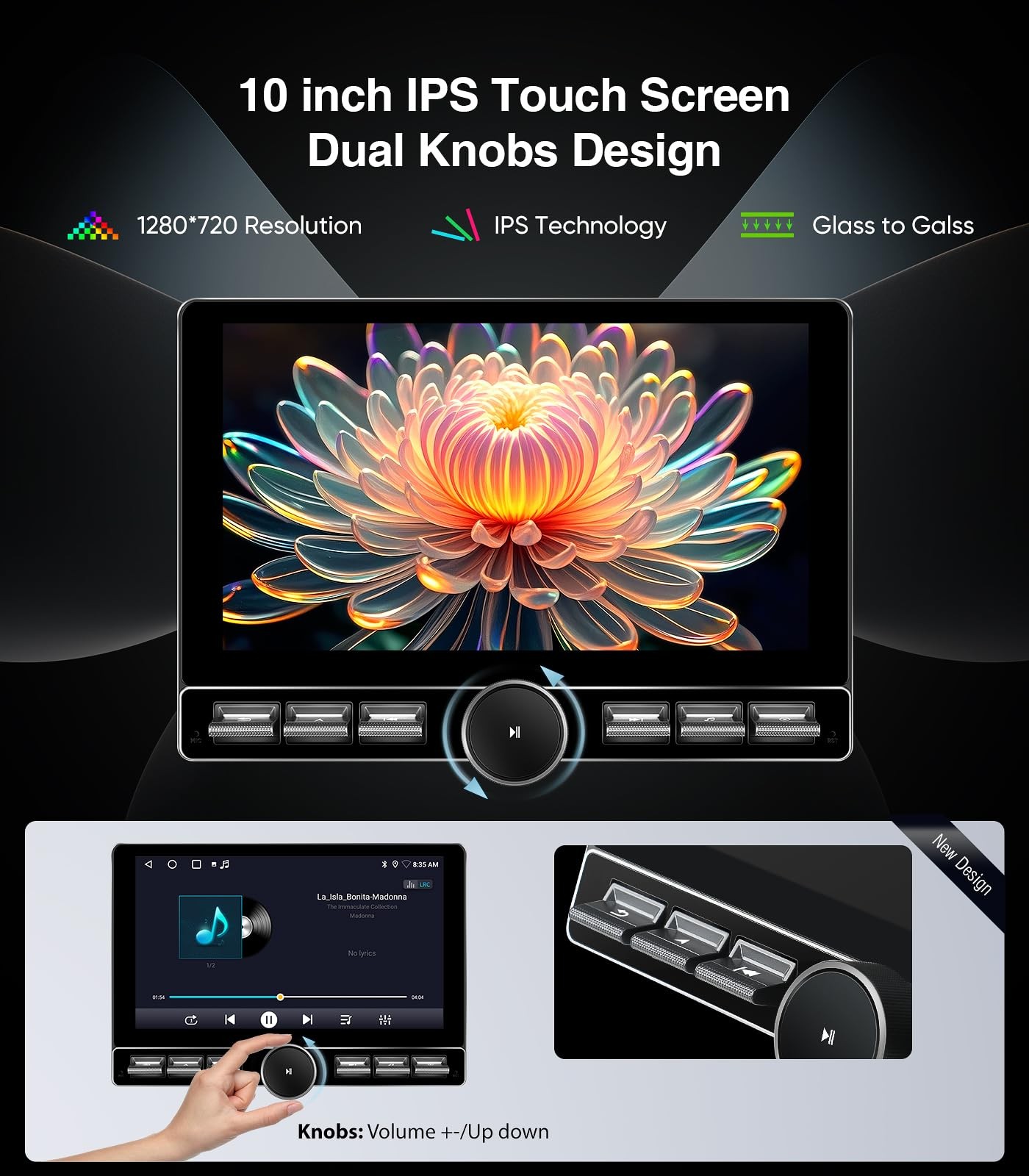 4G+64GB Car Stereo for Ford F150 2009-2014 (Manual AC ONLY) Radio Upgrade-Wir…