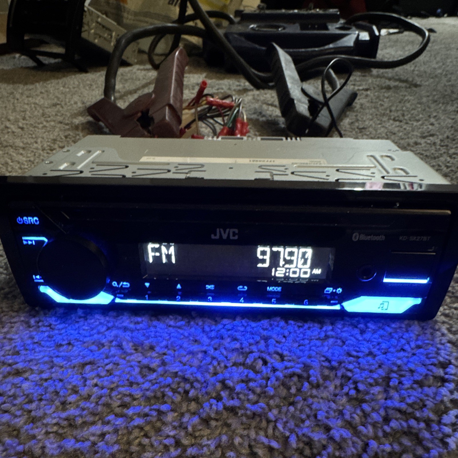 JVC KD-SX27BT Car Stereo with Bluetooth, 100W Digital Media Receiver