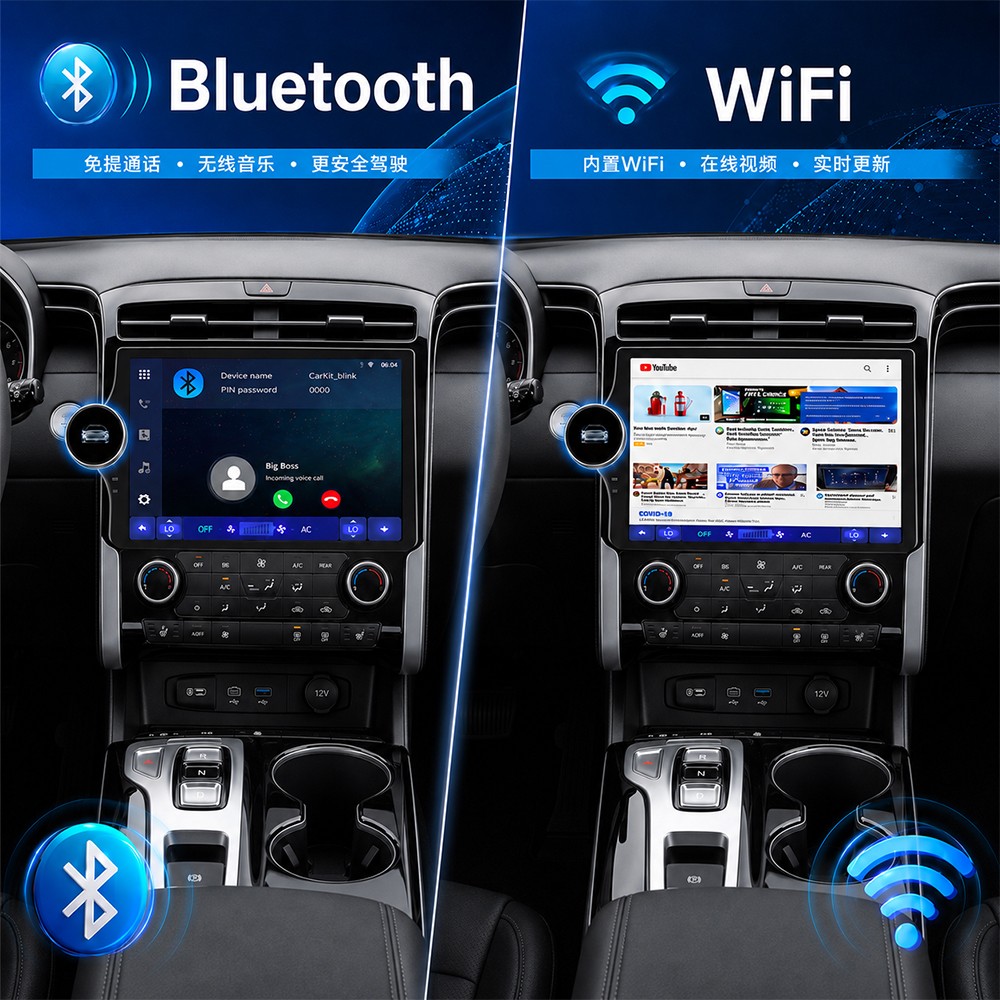 Double Din 10.1″ 4G+64G Car Stereo Wireless CarPlay Android Auto Radio 5G GPS BT