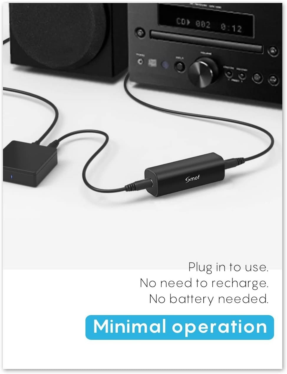 Cut Out Buzzing Feed with the 3.5mm Audio Ground Loop Isolator, Light Weight