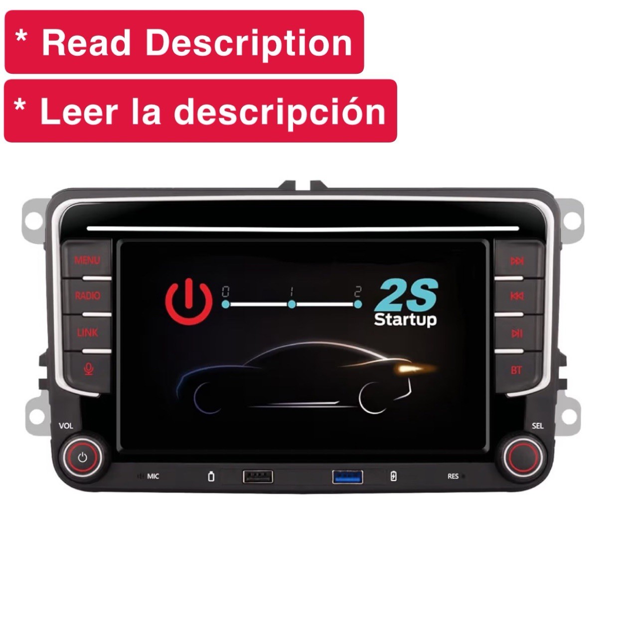 [Upgrade] Car Stereo Compatible for VW Passat Golf MK5 Jetta Caddy EOS Tiguan