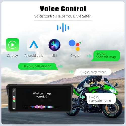 8.1 Inch Motorcycle CarPlay Screen Wireless CarPlay Android Auto GPS P1-8.1inch