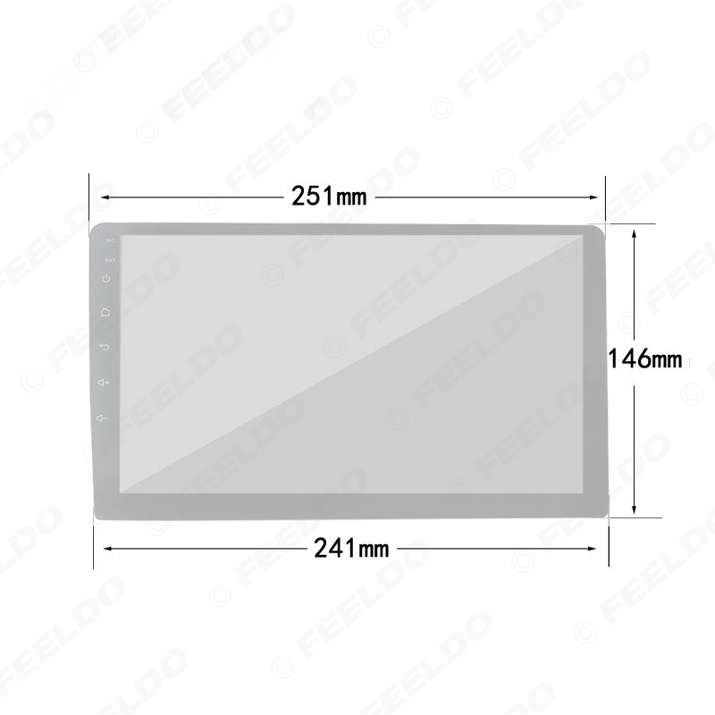 Suitable for Mitsubishi Airtrek/Outlander navigation modification frames