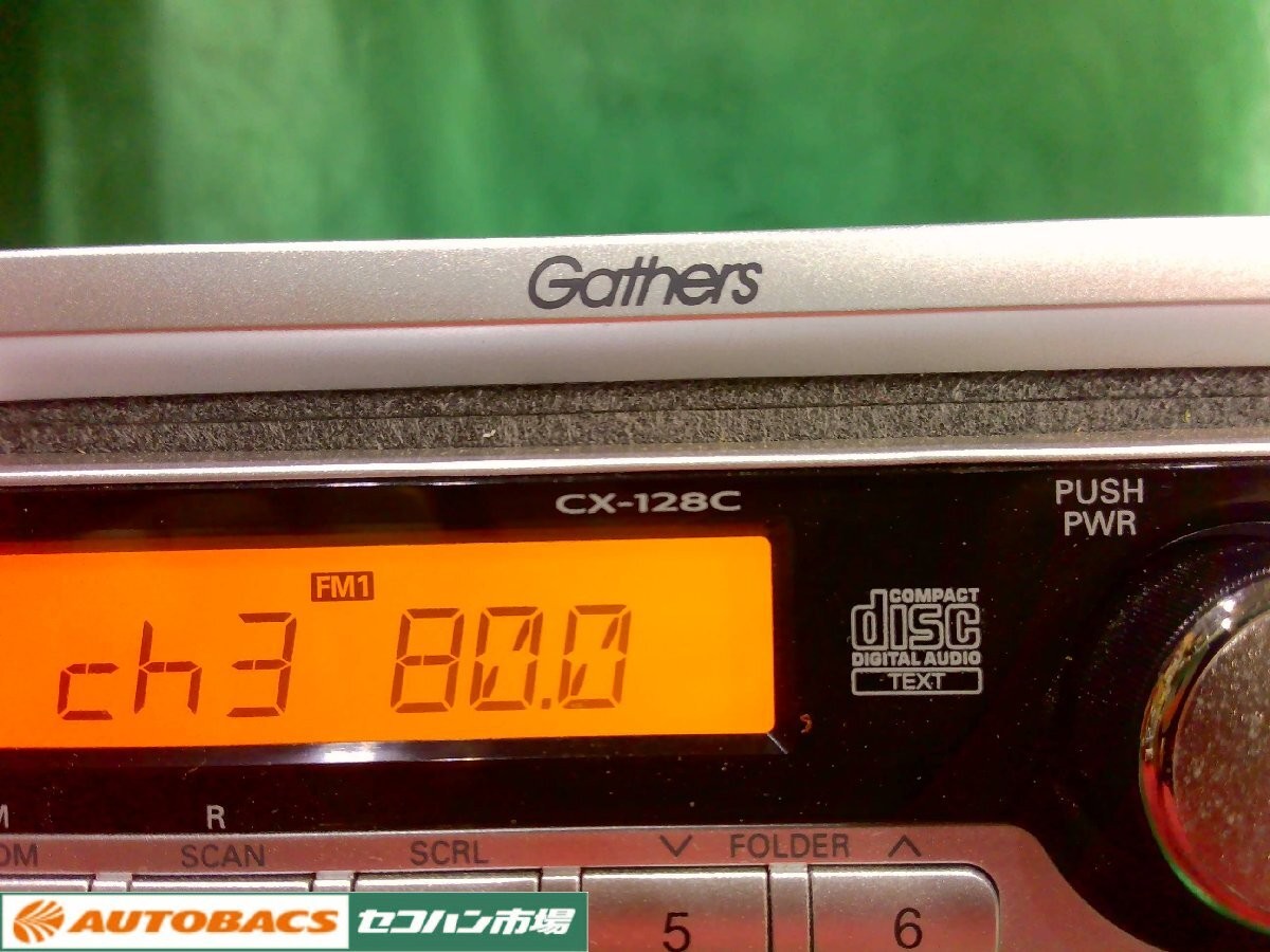 Honda Gathers CX-128C CD AUX Radio 1DIN OEM Audio JAPAN