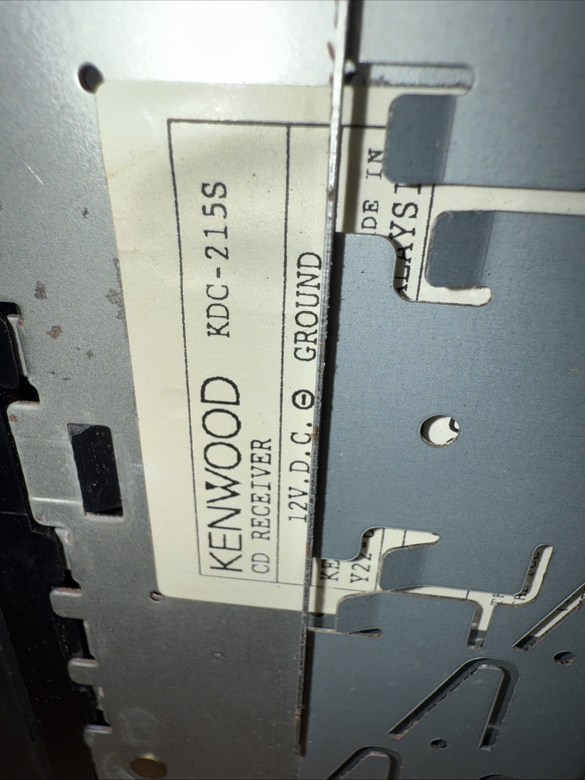 Kenwood KDC-152 CD Player MP3 In Dash Receiver