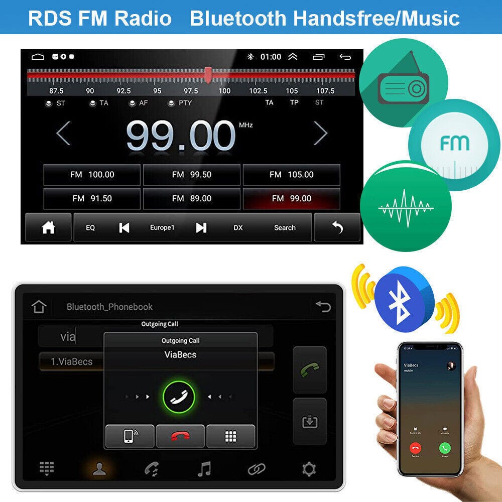 Android 15 Apple Carplay For 2006-2014 FORD F-250 F-350 SUPER DUTY Car GPS Radio