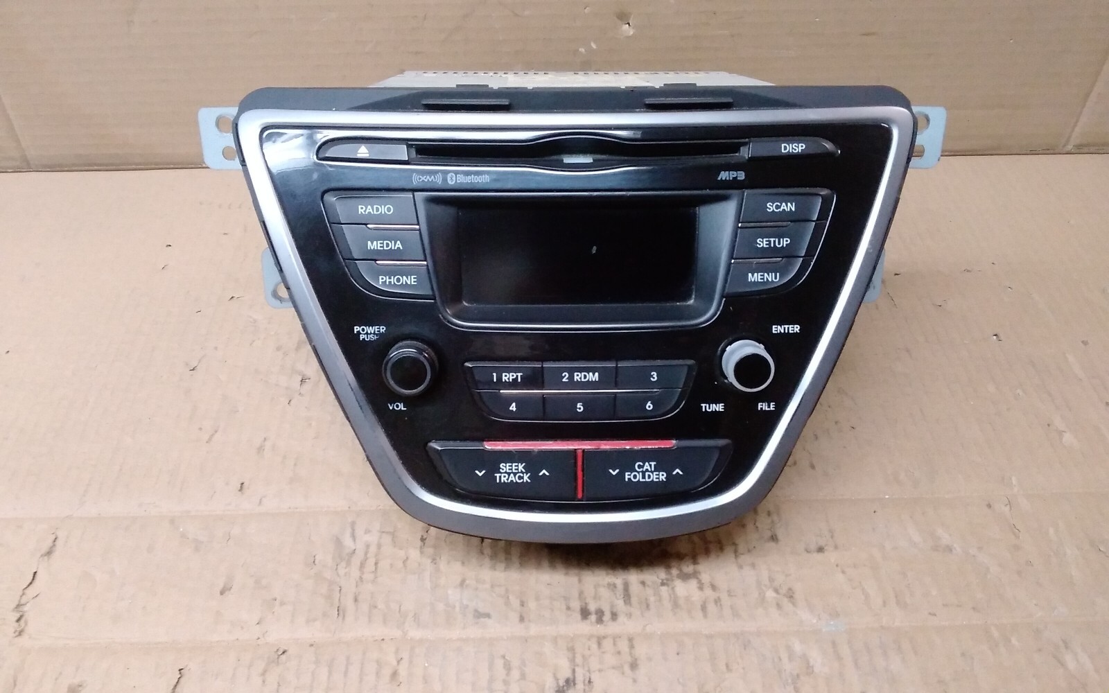 2013 HYUNDAI ELANTRA AM FM CD MP3 RADIO ID-96170-3X165RA5
