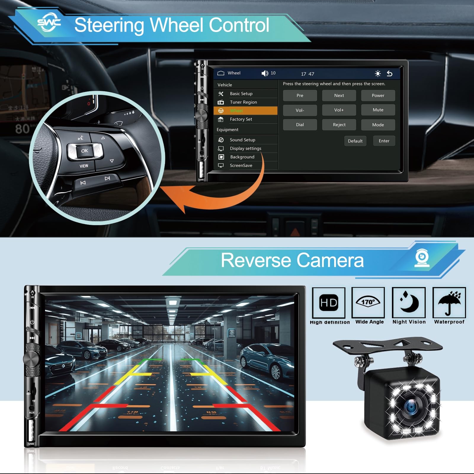 Radio De Coche Với Carplay Inalambrico Y Navegacion GPS Estilo De Lujo