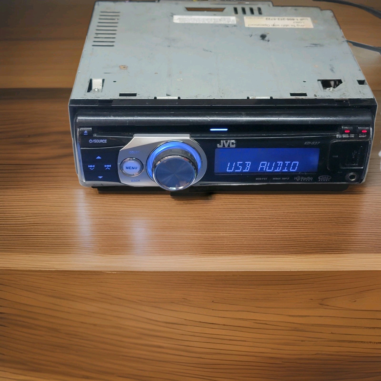 JVC KD-S37 CD/USB/AUX Car Stereo- Fully Tested