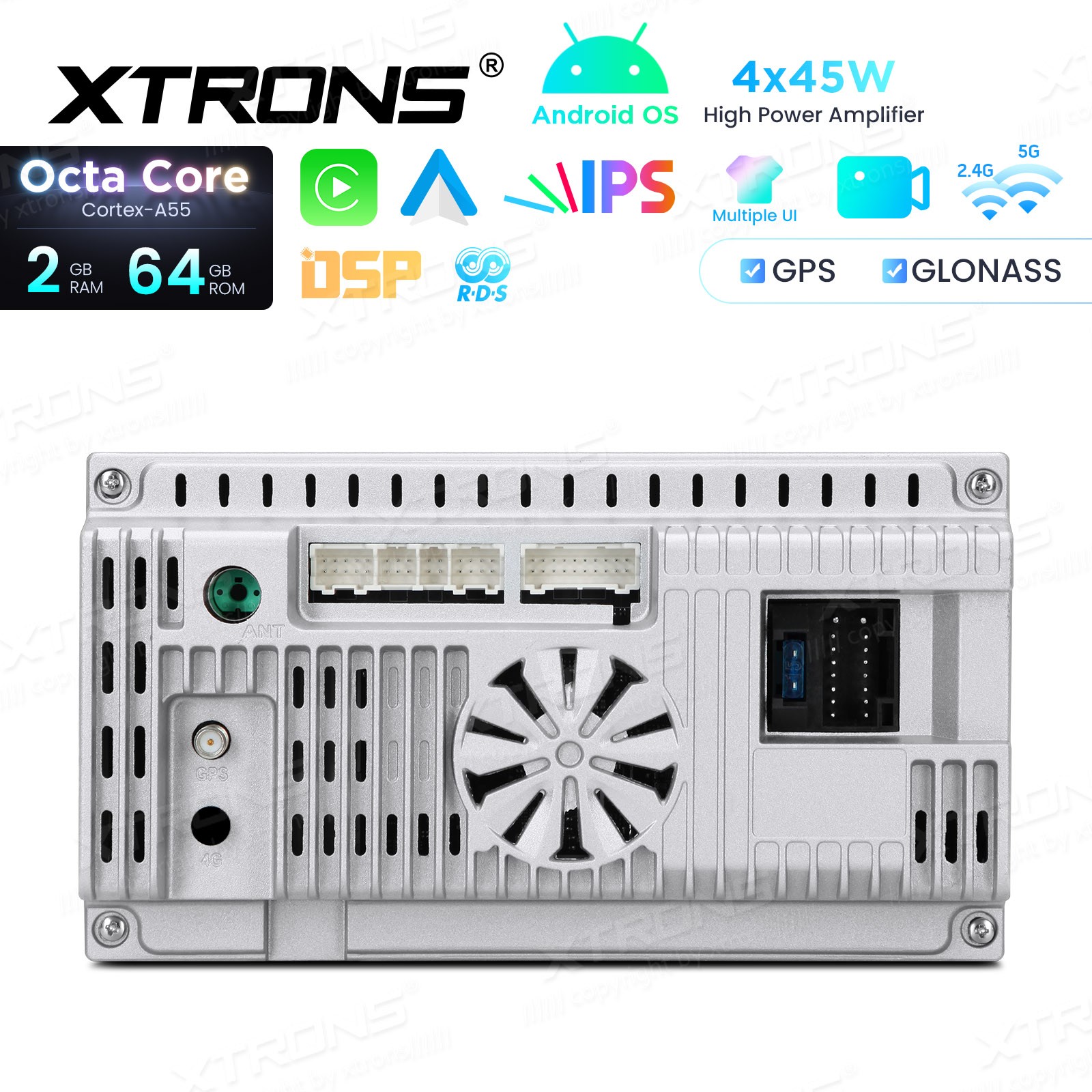 32GB Android 13 For Jeep Wrangler Dodge Chrysler BT Carplay Car Radio GPS Stereo