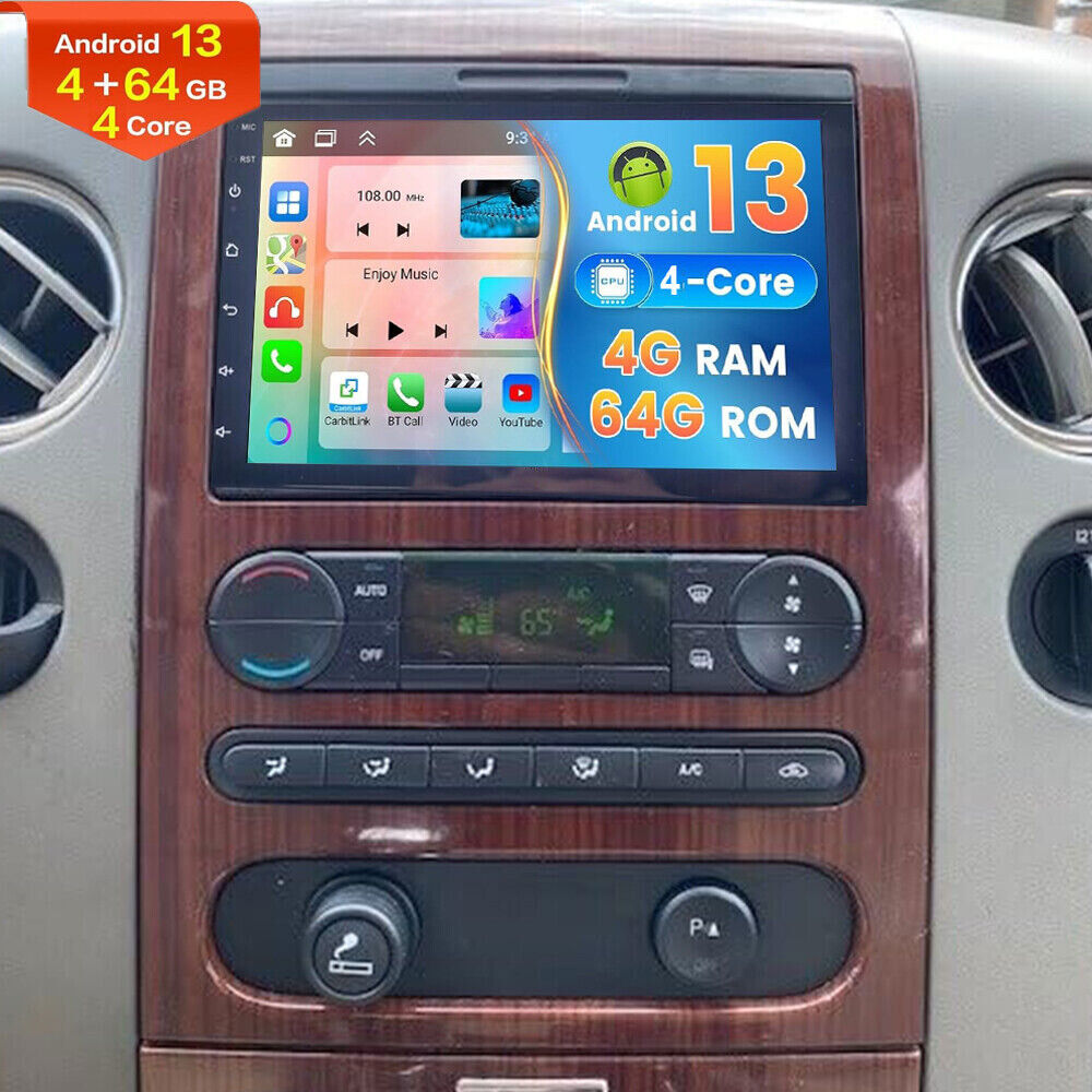 7″ Carplay For Ford F150 2004-2008 Car Stereo Radio Android 13 GPS Head Unit