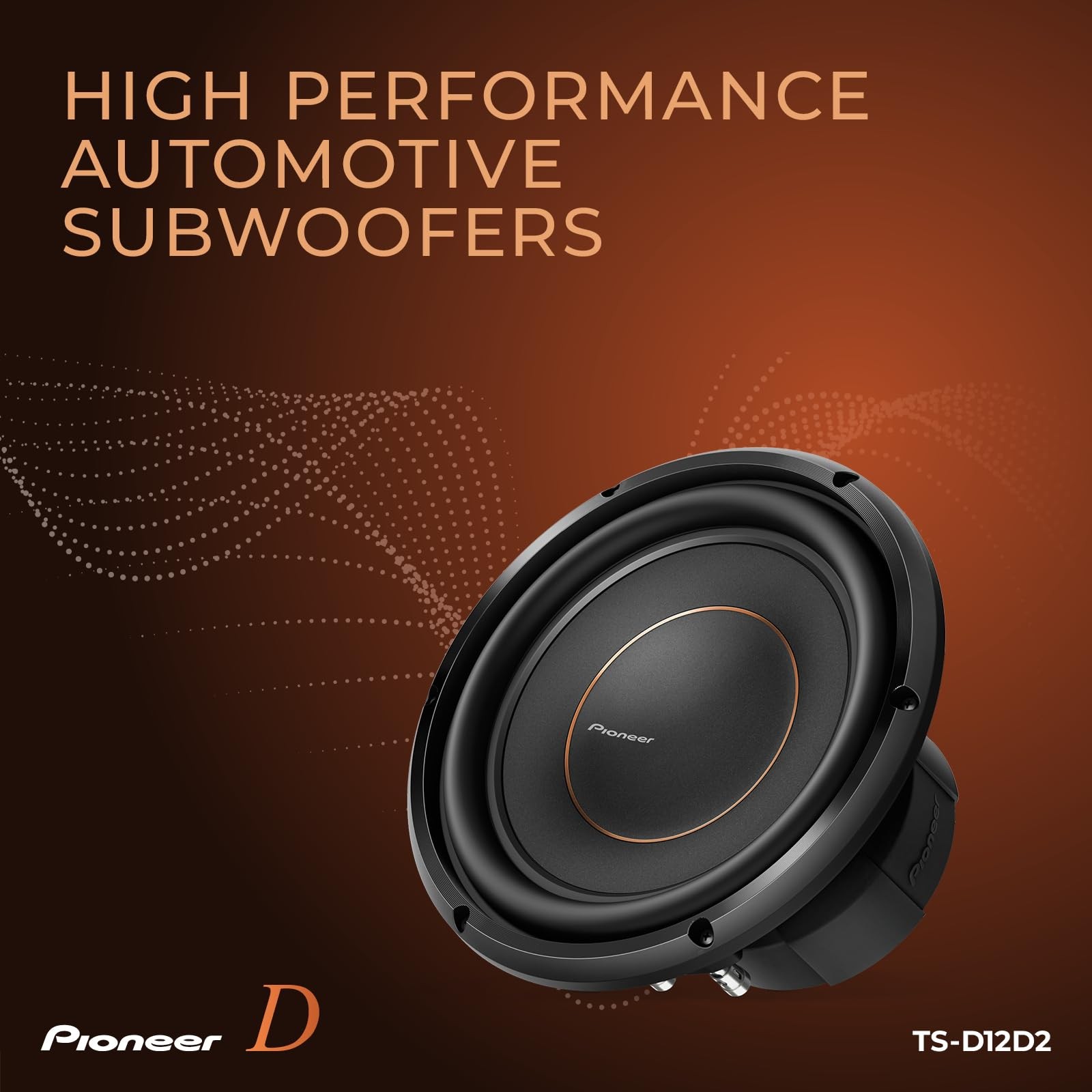TS-D12D2 D Series 12 2000 W Max Power, Dual 2 Ohm Voice Coil, Aramid Fiber IMPP