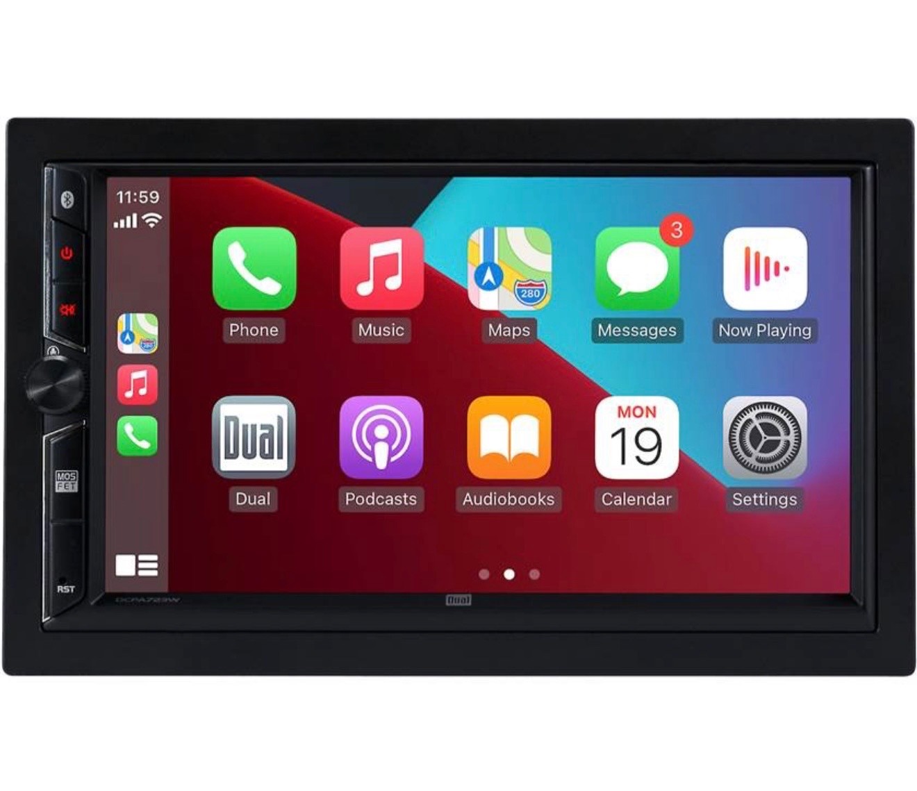 Dual 7″ Media Receiver with Wireless Android Auto & Apple CarPlay