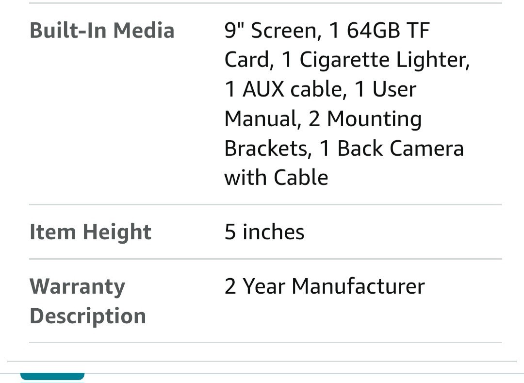 Moecherla On-Board Smart PND Front 4K and Back 1080p, Opened but new
