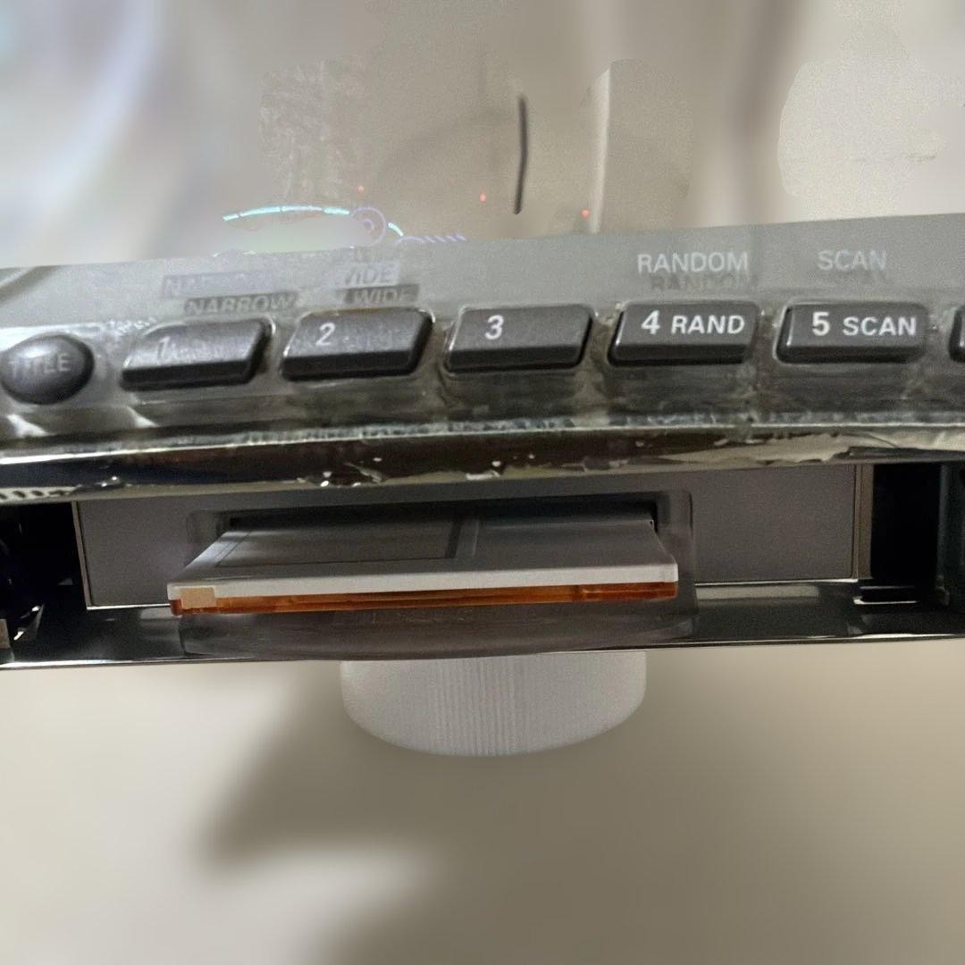 Operation of Panasonic DSP-equipped CD/MD integrated machine CQ-VX999MD has