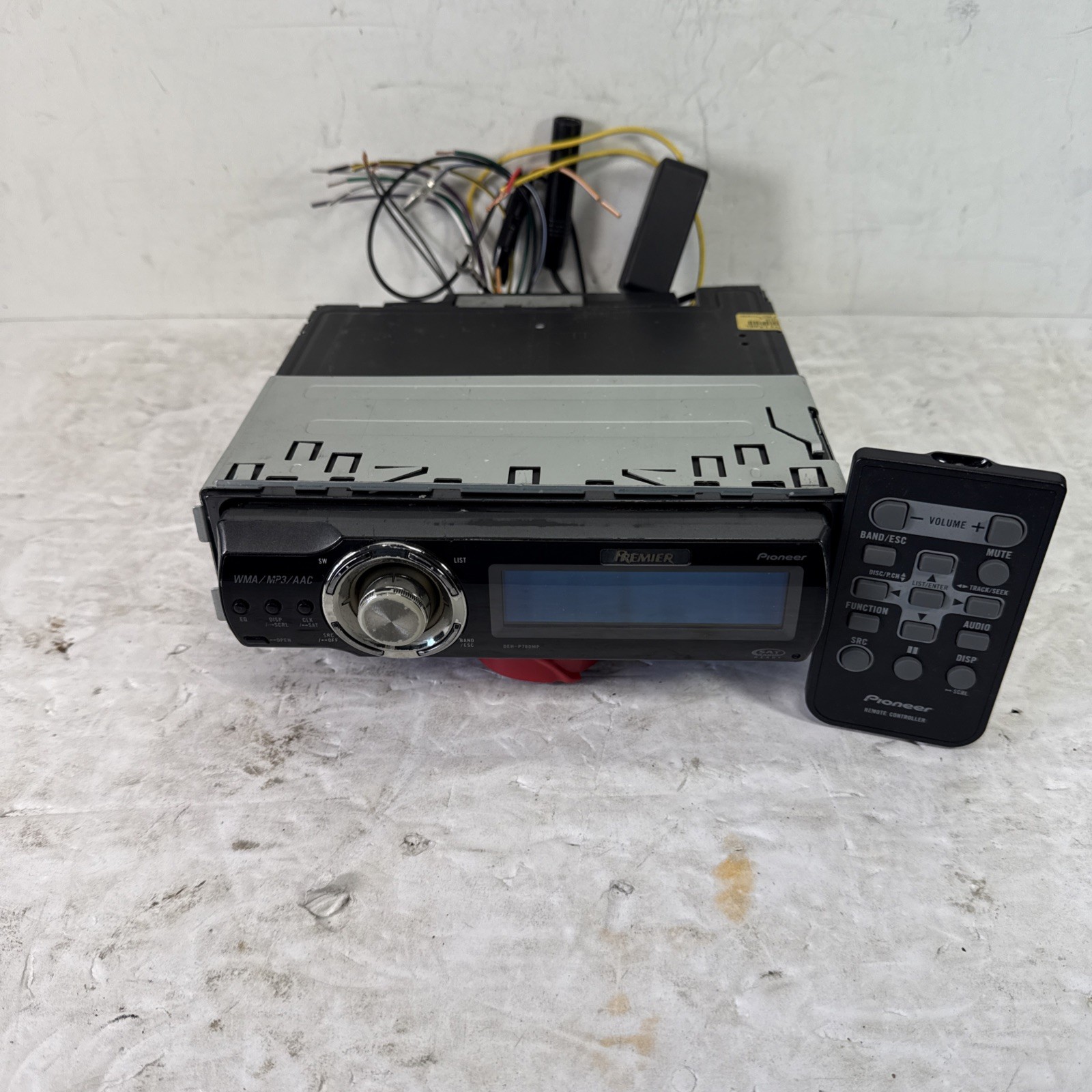 Pioneer Premier DEH-P780MP Old School Car Stereo OEL Color GRAPHICS No RCA Plug