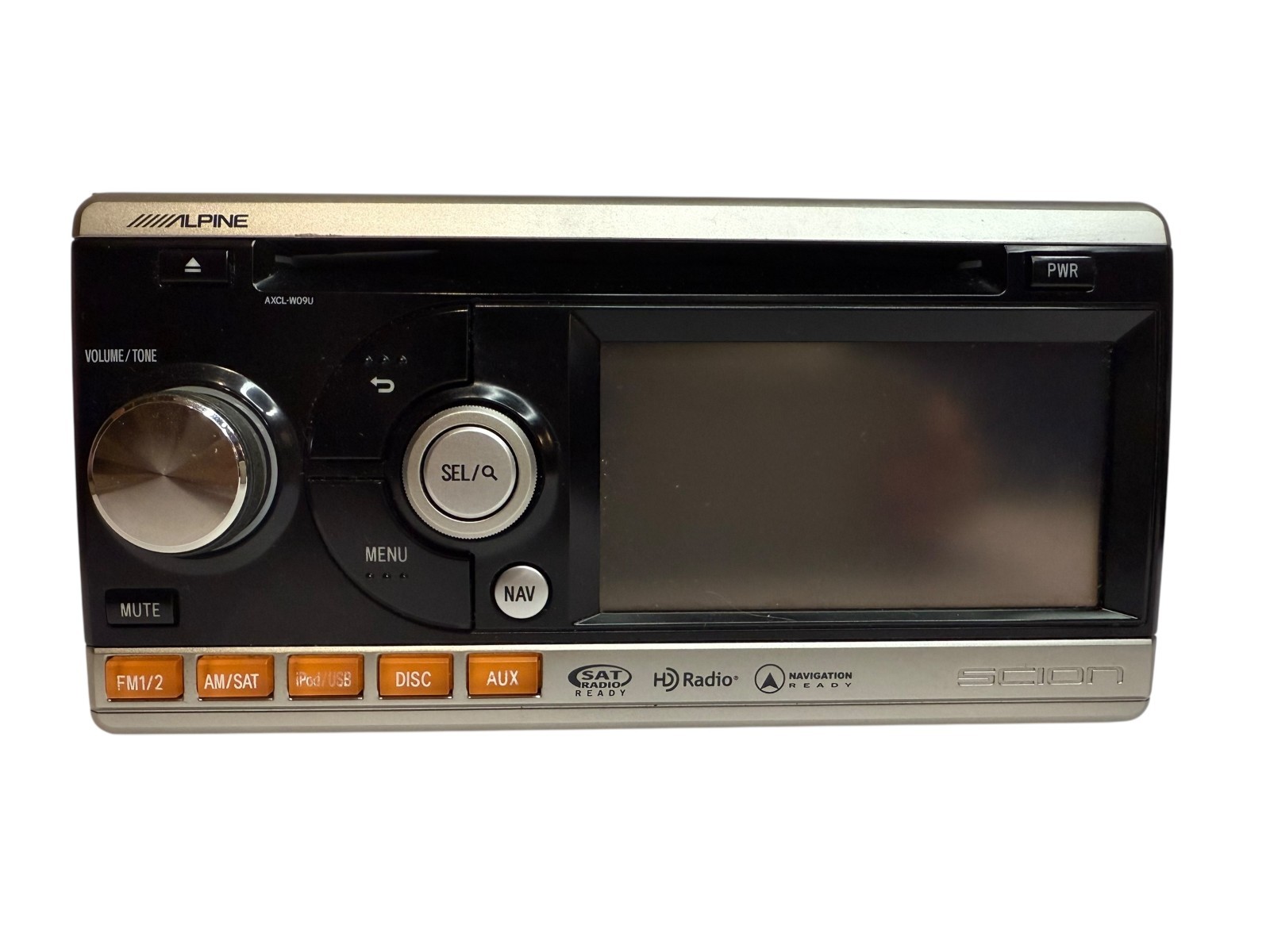 Toyota Scion PT545-21100 Alpine OEM Radio CD Player AM FM SAT AUX Tested